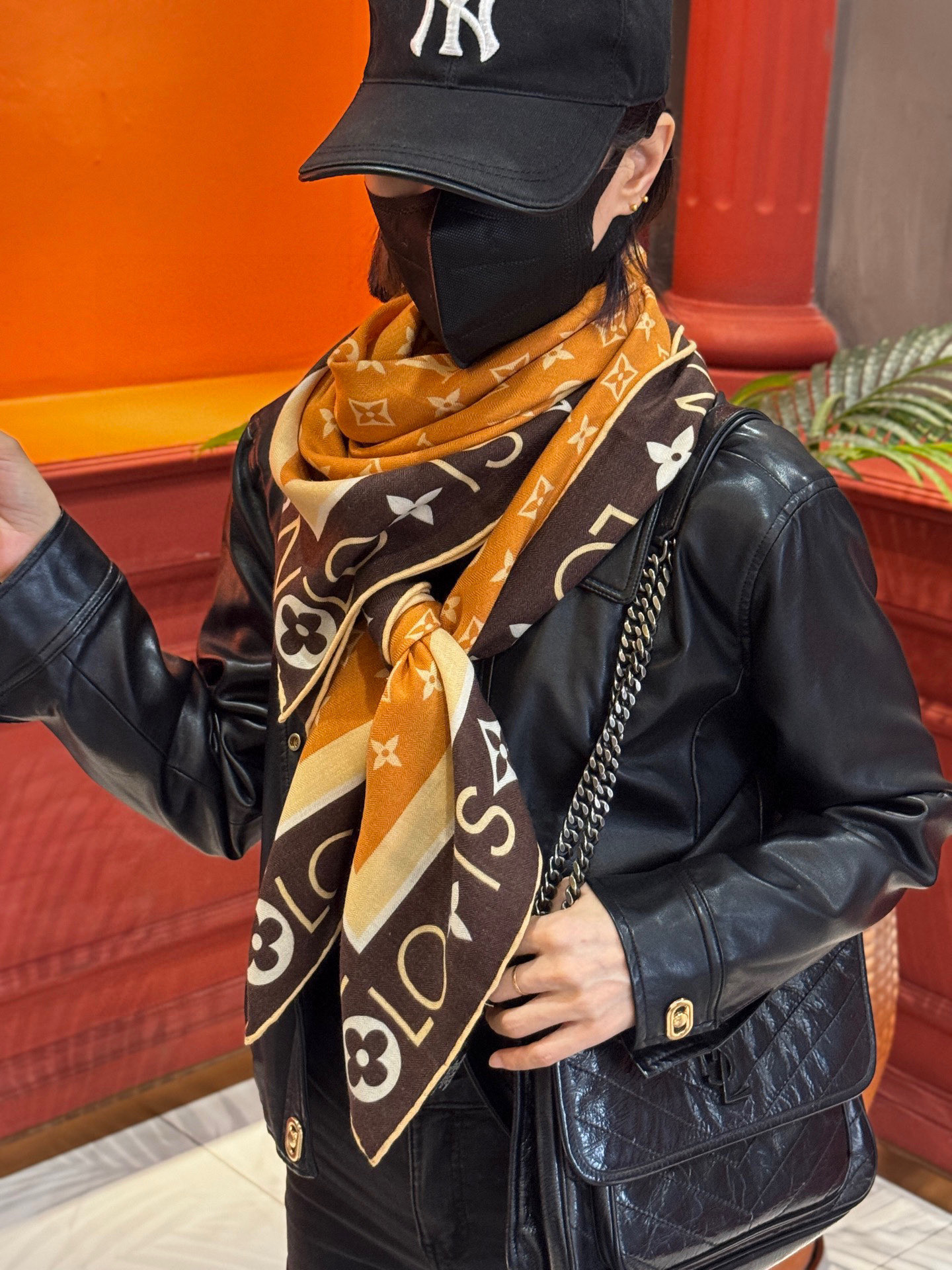 MONOGRAM INFINITY 140丝毛方巾【140顶级丝毛双面同色】Monogram Infin