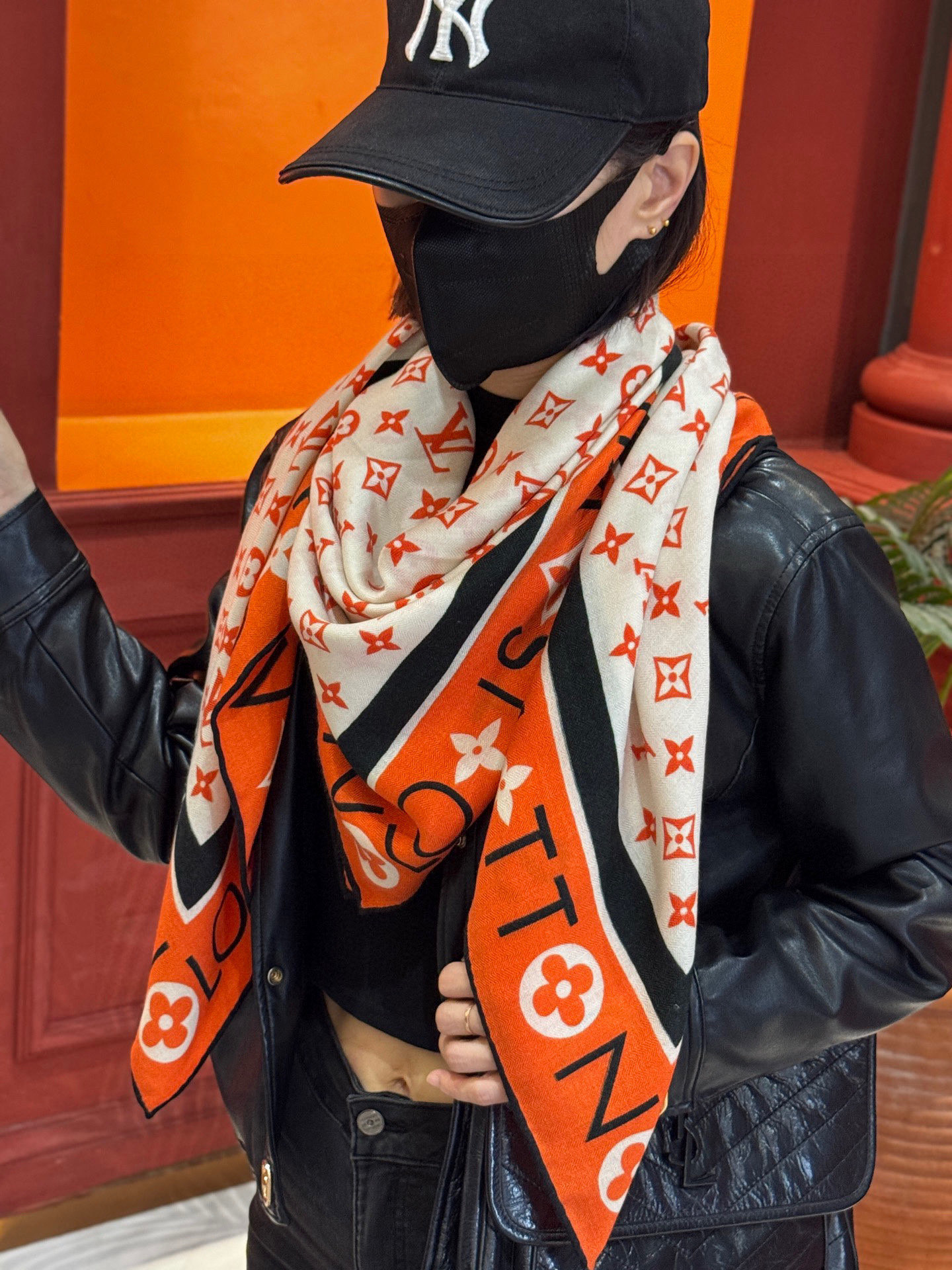 MONOGRAM INFINITY 140丝毛方巾【140顶级丝毛双面同色】Monogram Infin