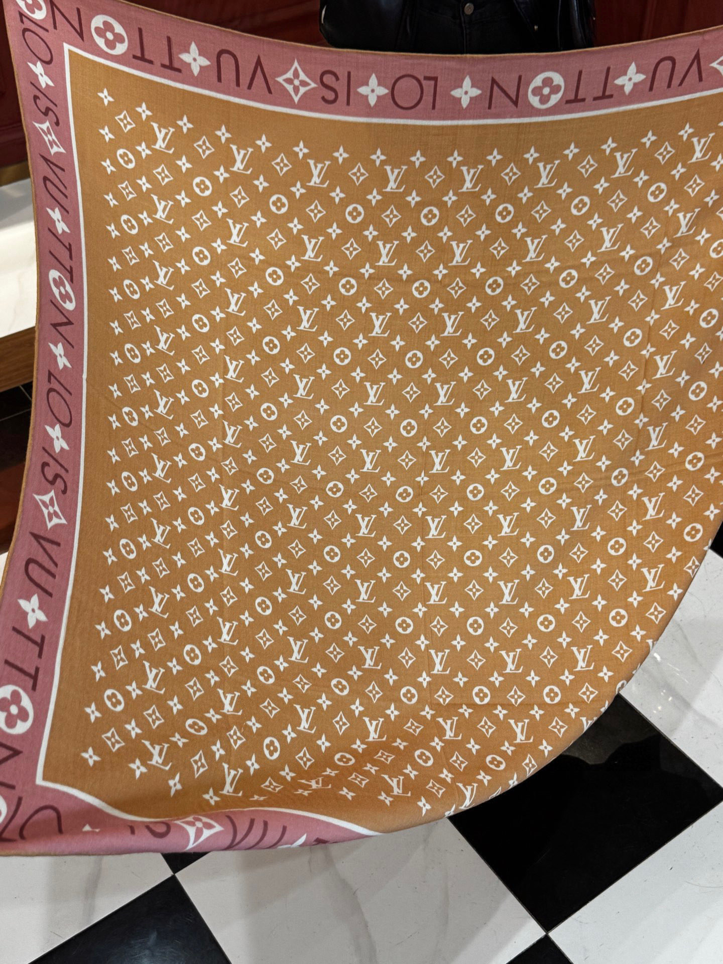 MONOGRAM INFINITY 140丝毛方巾【140顶级丝毛双面同色】Monogram Infin