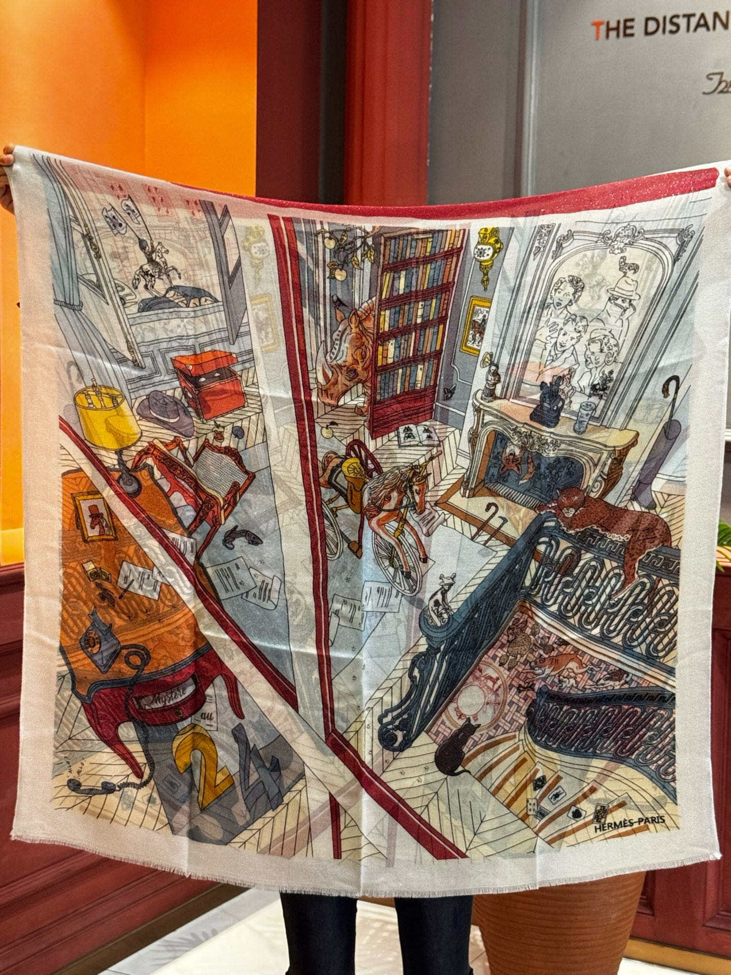 会发光发亮的围巾 爱马仕 专柜同步 买了都说好看羊绒印花‼️推荐💕顶级工艺超值‼️爱马仕专柜爆款🎁🎁羊绒