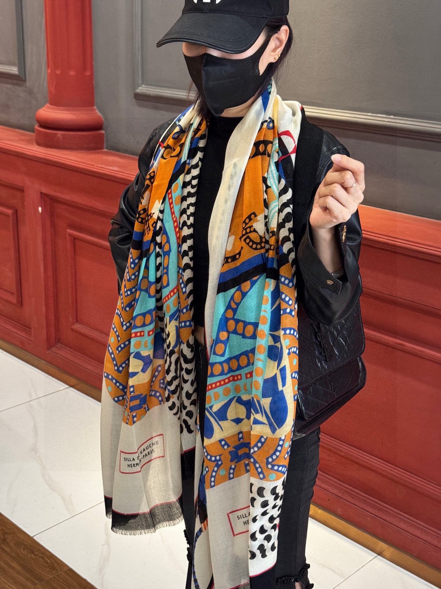 专柜同步 Hermes家买了都说好看【马鞍羊绒长巾】‼️推荐💕顶级工艺超值‼️爱马仕专柜爆款🎁🎁羊绒长巾