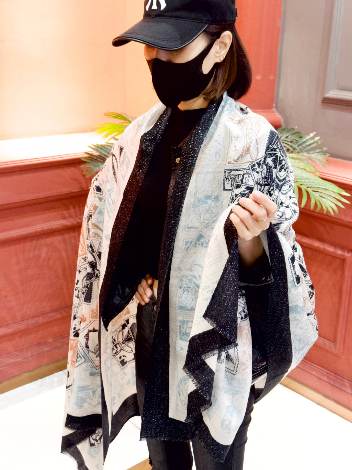 会发光发亮的围巾 羊绒新款🆕👏买了都说好看‼️推荐💕爱马仕羊绒方巾，顶级工艺超值‼️爱马仕专柜爆款🎁💟立