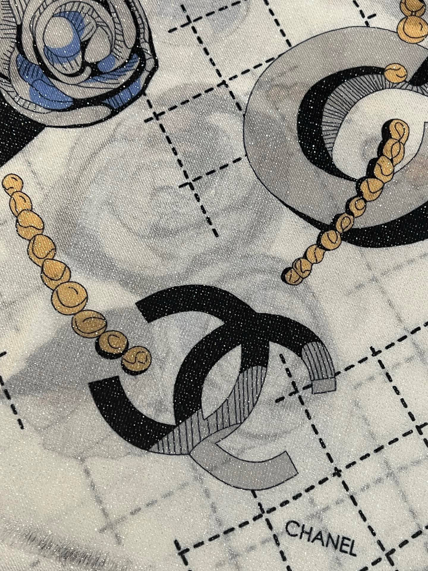 会发光发亮的围巾 💄💋新款客供亮片💖羊绒面料长巾 😘美翻了[流泪]【彩色山茶花银线长巾】御用殿堂级极‼️