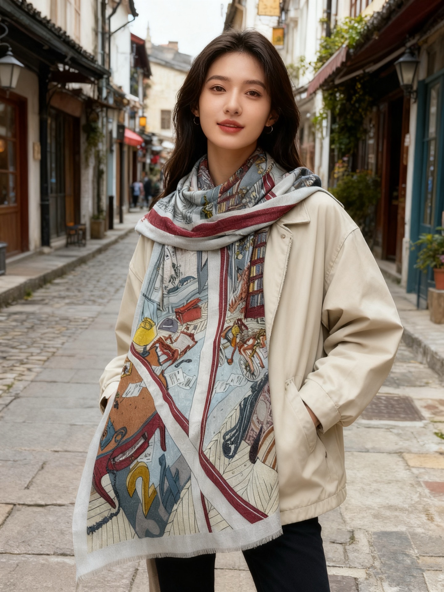 NO:542239,The scarf that will shine. Hermes counter synchronously. I bought it and said it looks good. I recommend the top-quality cashmere printing. Hermes counter has a hot cashmere square scarf with three-dimensional presentation patterns and patterns. The real thing is very high. The special craftsmanship is amazing. The special cutting-edge process is loved by Bai Fumei. Whether it is the quality, style, price, they scream. Super high cost performance. It is definitely worth buying the top-quality pure cashmere, size cm*200cm high-version scarf, high-version scarf, hermes19860909会发光发亮的围巾 爱马仕 专柜同步 买了都说好看羊绒印花推荐顶级工艺超值爱马仕专柜爆款羊绒方巾立体呈现图案纹路实物档次极高特殊工艺高端研发惊艳问世特殊尖端工艺处理受到白富美的喜欢 无论是品质 款式 价格都令大牌控的她们尖叫 超高性价比 绝对值得入手顶级纯羊绒,尺寸cm*200cm高版本围巾,高版本围巾,hermes,scarf