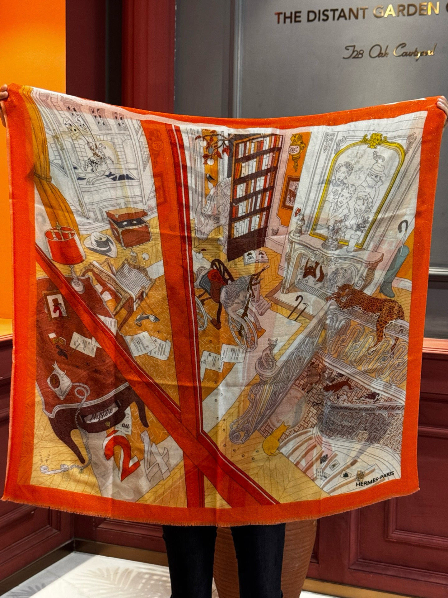 会发光发亮的围巾 爱马仕 专柜同步 买了都说好看羊绒印花‼️推荐💕顶级工艺超值‼️爱马仕专柜爆款🎁🎁羊绒