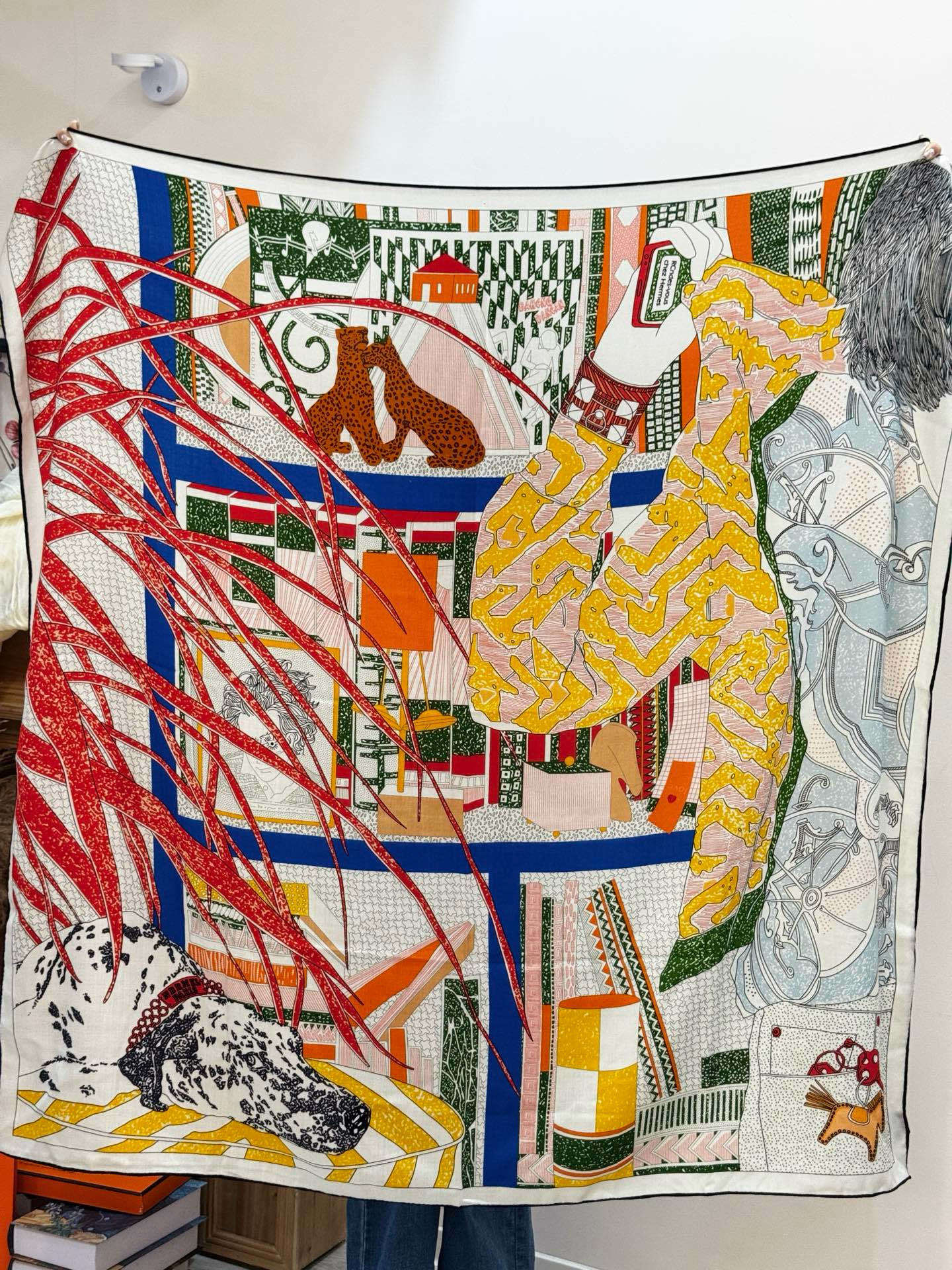 💟2025年秋冬抢先 上新💞【双面同色丝毛方巾】手工卷边山羊绒和真丝混纺披肩(70%山羊绒,30%桑蚕丝