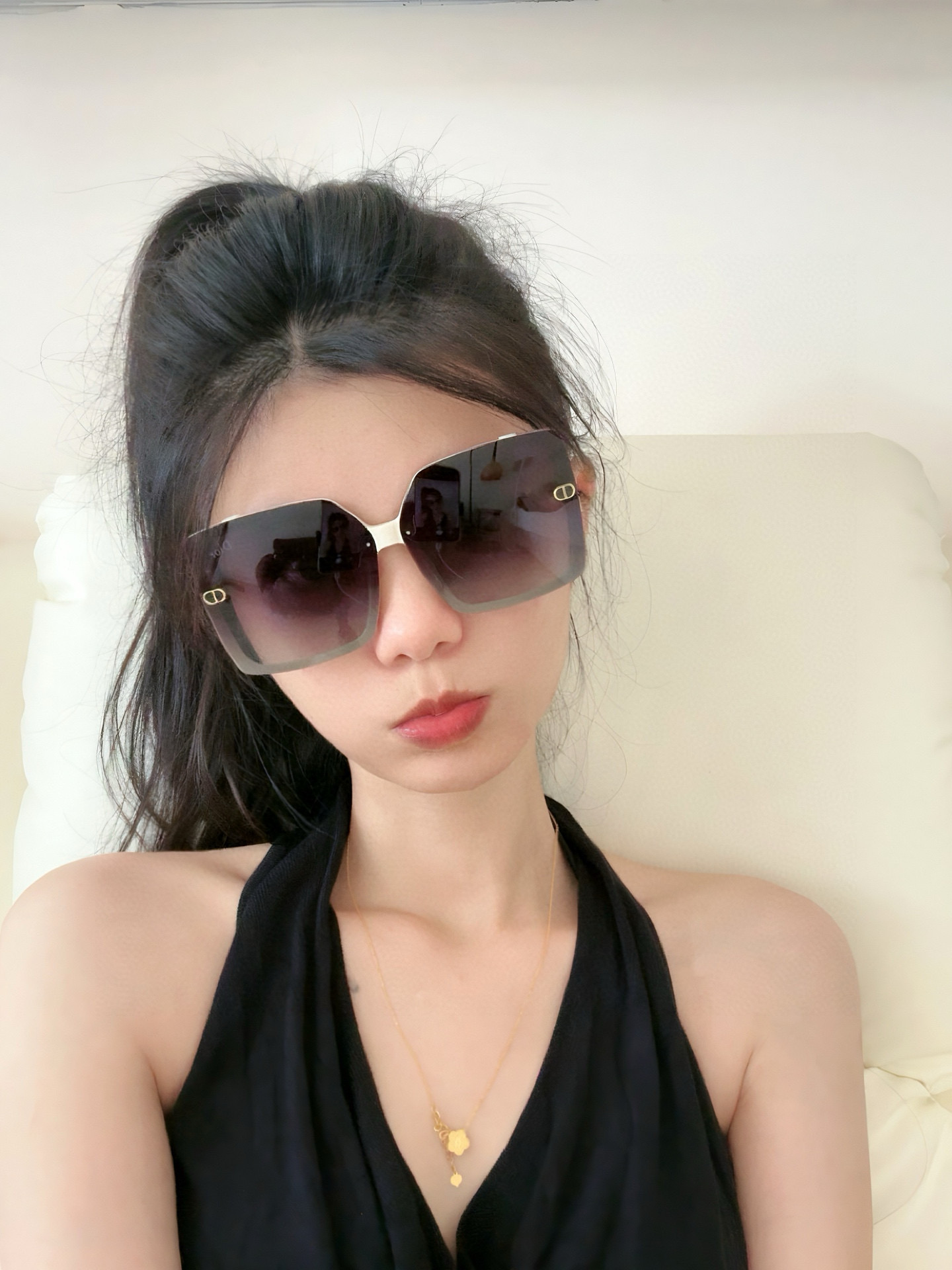 🔺 【DIOR-迪奥】2025开春新款 潮流爆款 时尚方框偏光太阳镜 高品质 佩戴舒适 网红潮款墨镜 女