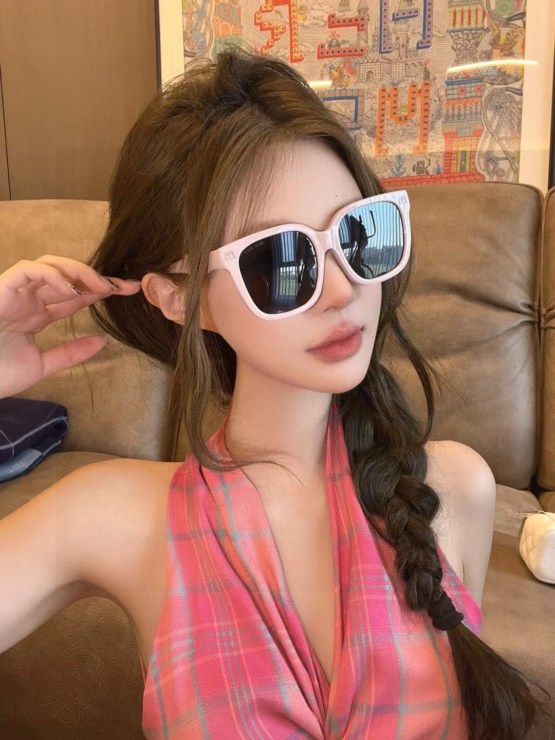 MIUMIU/缪缪🖇🖇2025🌟闪耀新款璀璨登台 ❤❤太阳镜潮品 精致个性设计简约时尚 专柜品质值得拥有