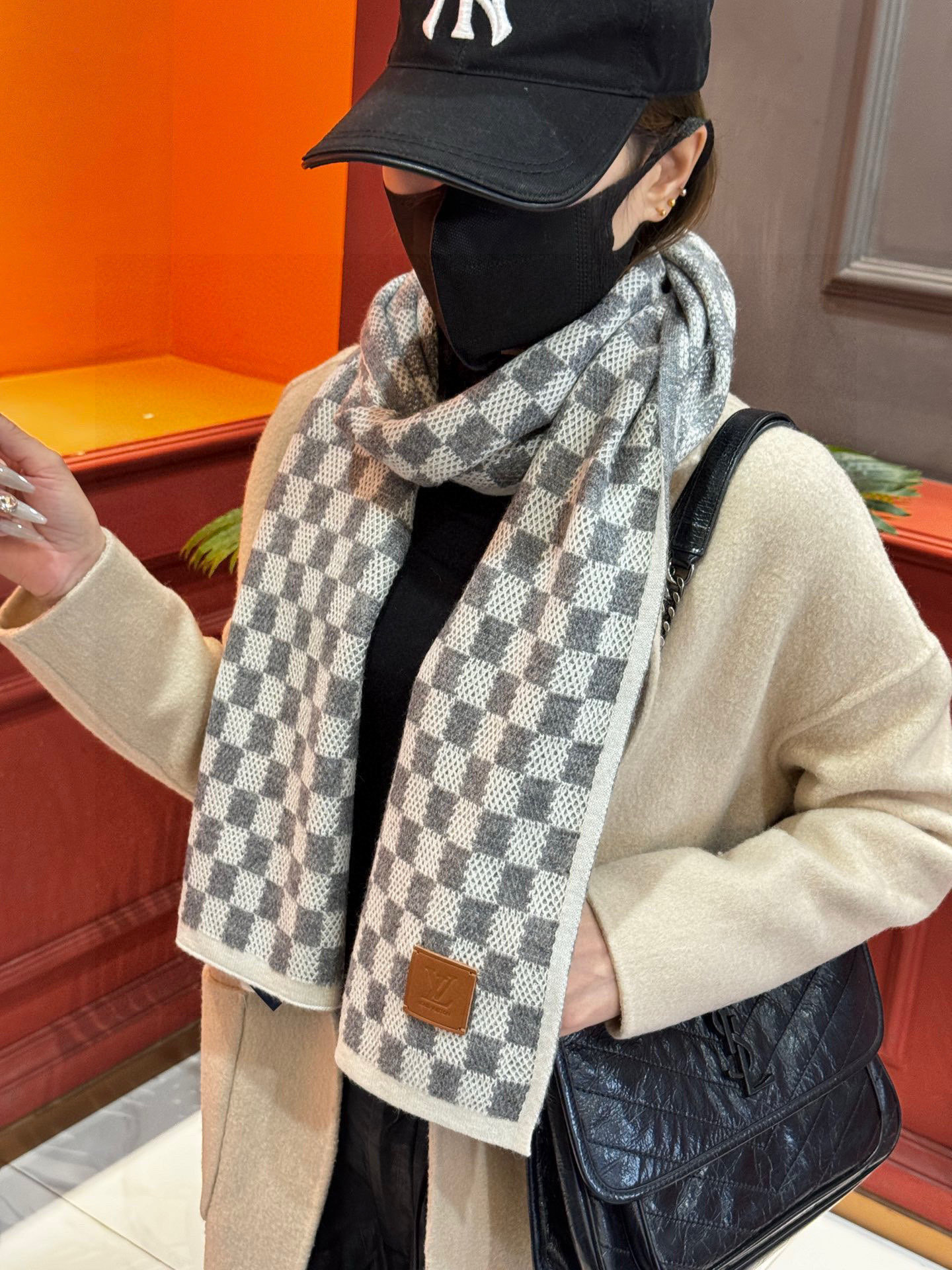 顶级原版 怒赞推荐‼️高端男士款~超级无敌软糯的男士羊绒围巾👍L家ZG同步在售,这个价格真的无敌超值!亲