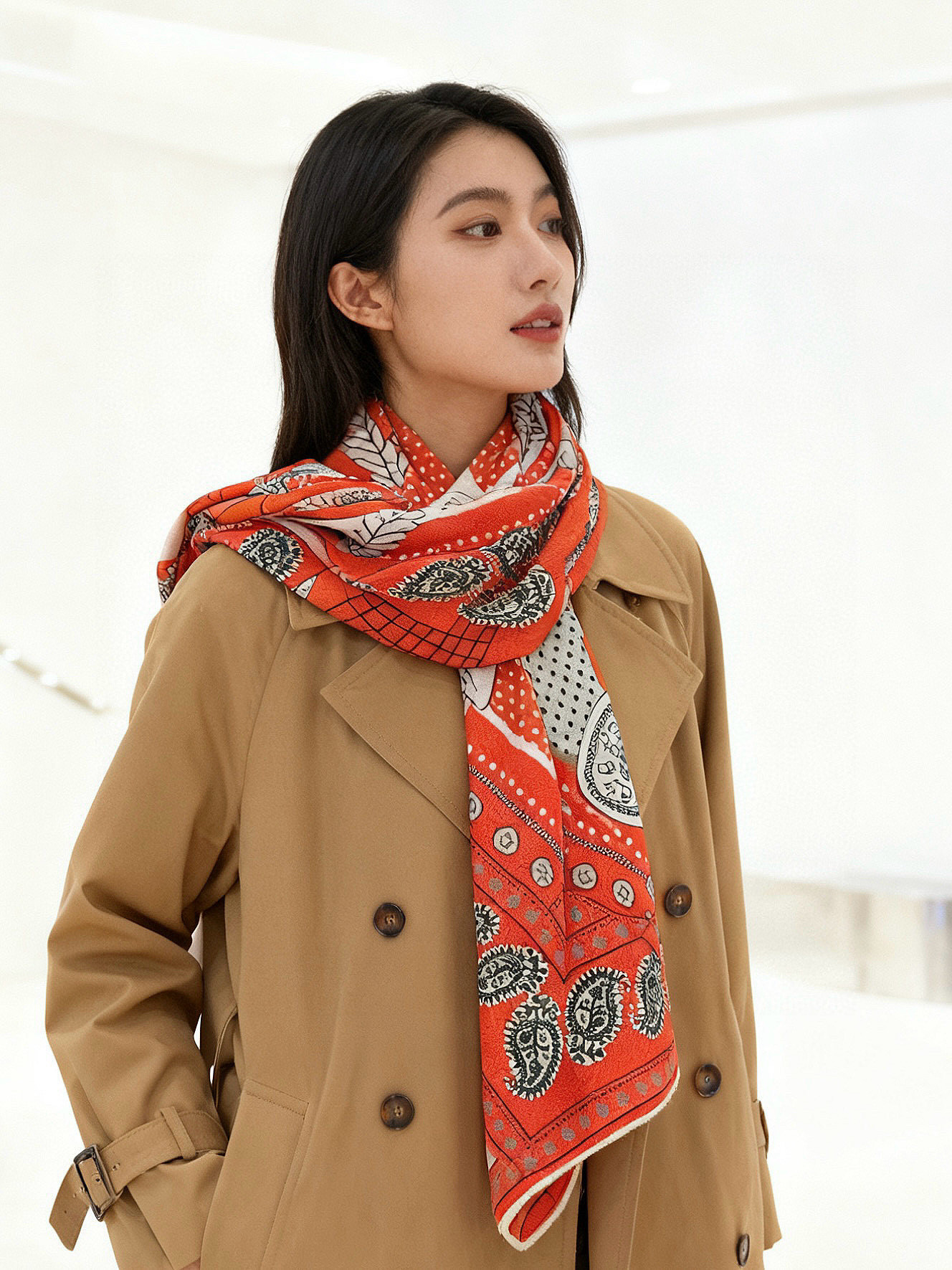 💟羊绒新款🆕👏👏买了都说好看‼️推荐💕爱马仕双面同色羊绒方巾，顶级工艺超值‼️爱马仕专柜爆款🎁💟立体呈现