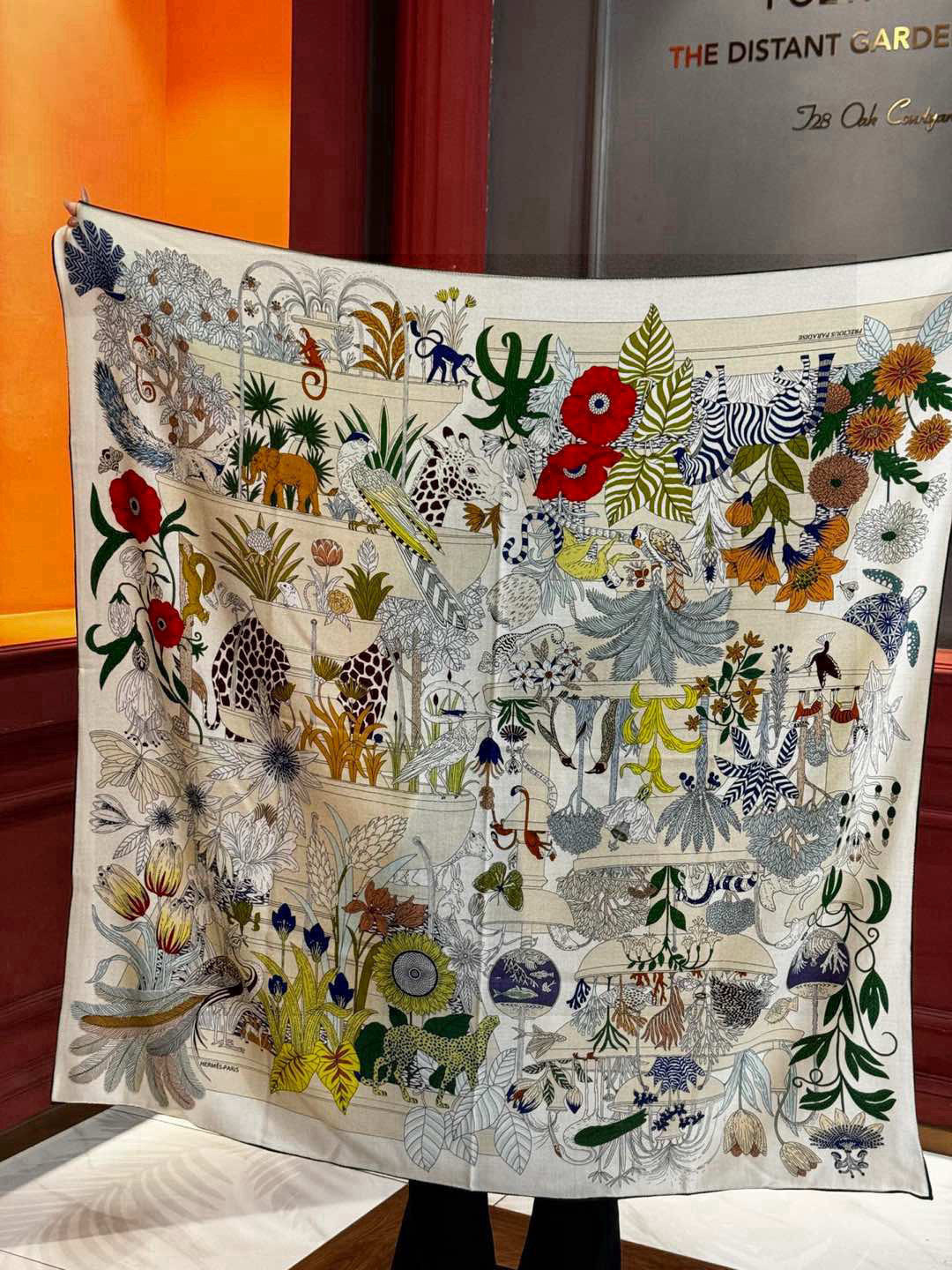 羊绒新款🆕👏买了都说好看‼️推荐💕爱马仕双面同色羊绒方巾,【奇珍乐园双面同色140】顶级工艺超值‼️爱马