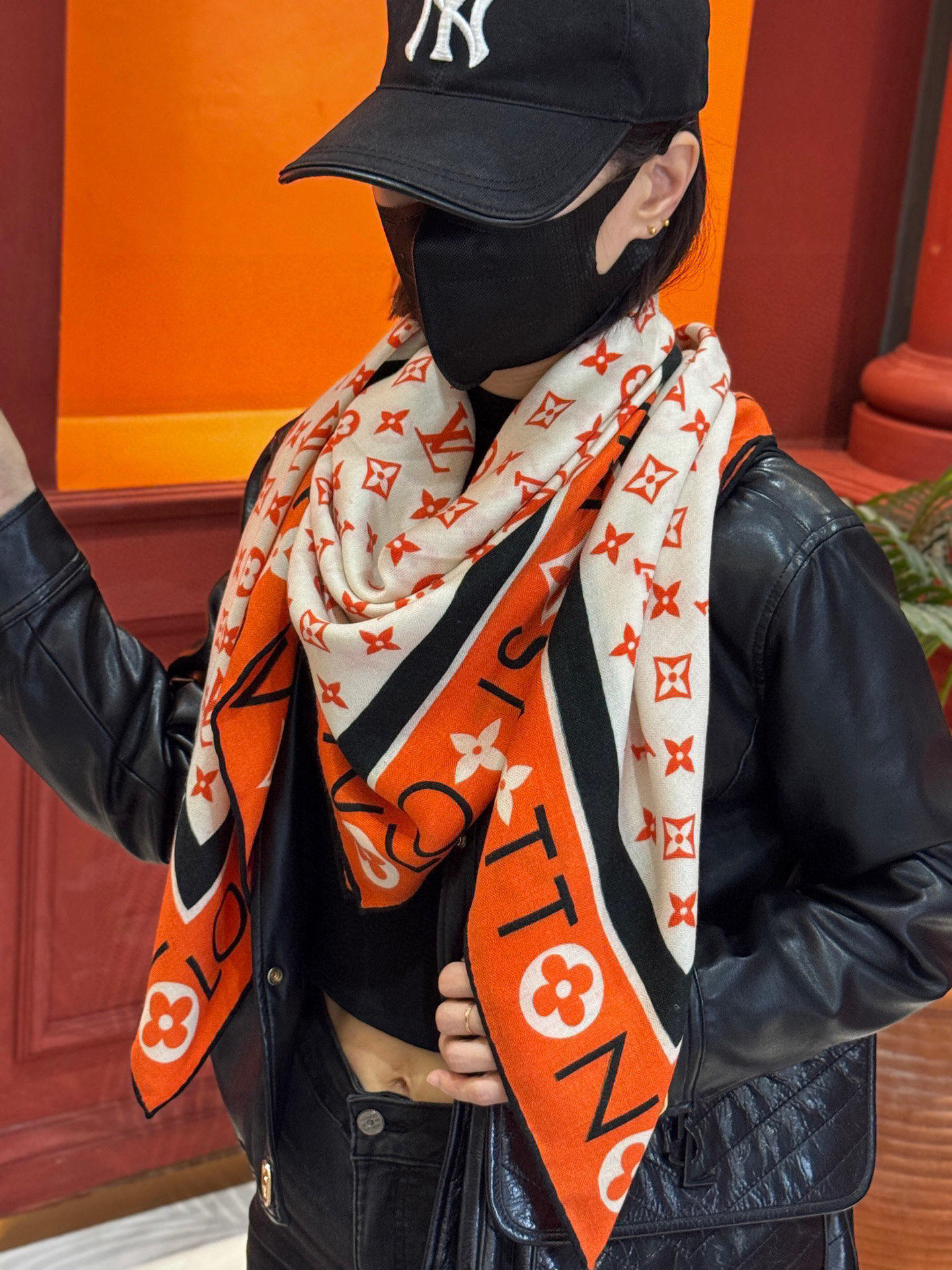 MONOGRAM INFINITY 140丝毛方巾【140顶级丝毛双面同色】Monogram Infin