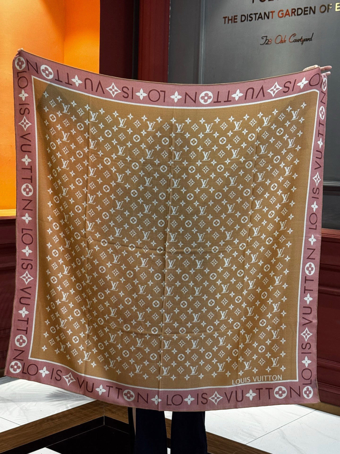 MONOGRAM INFINITY 140丝毛方巾【140顶级丝毛双面同色】Monogram Infin