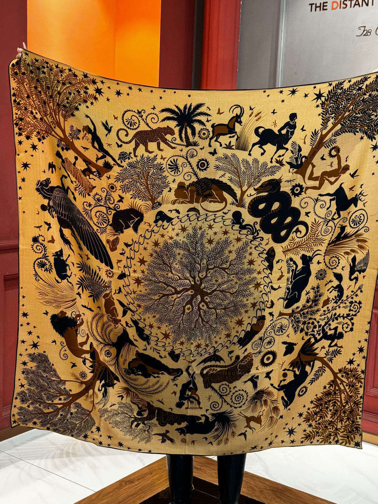 羊绒新款🆕👏👏买了都说好看‼️推荐💕爱马仕双面同色羊绒方巾【玛雅森林双面同色140】,顶级工艺超值‼️爱