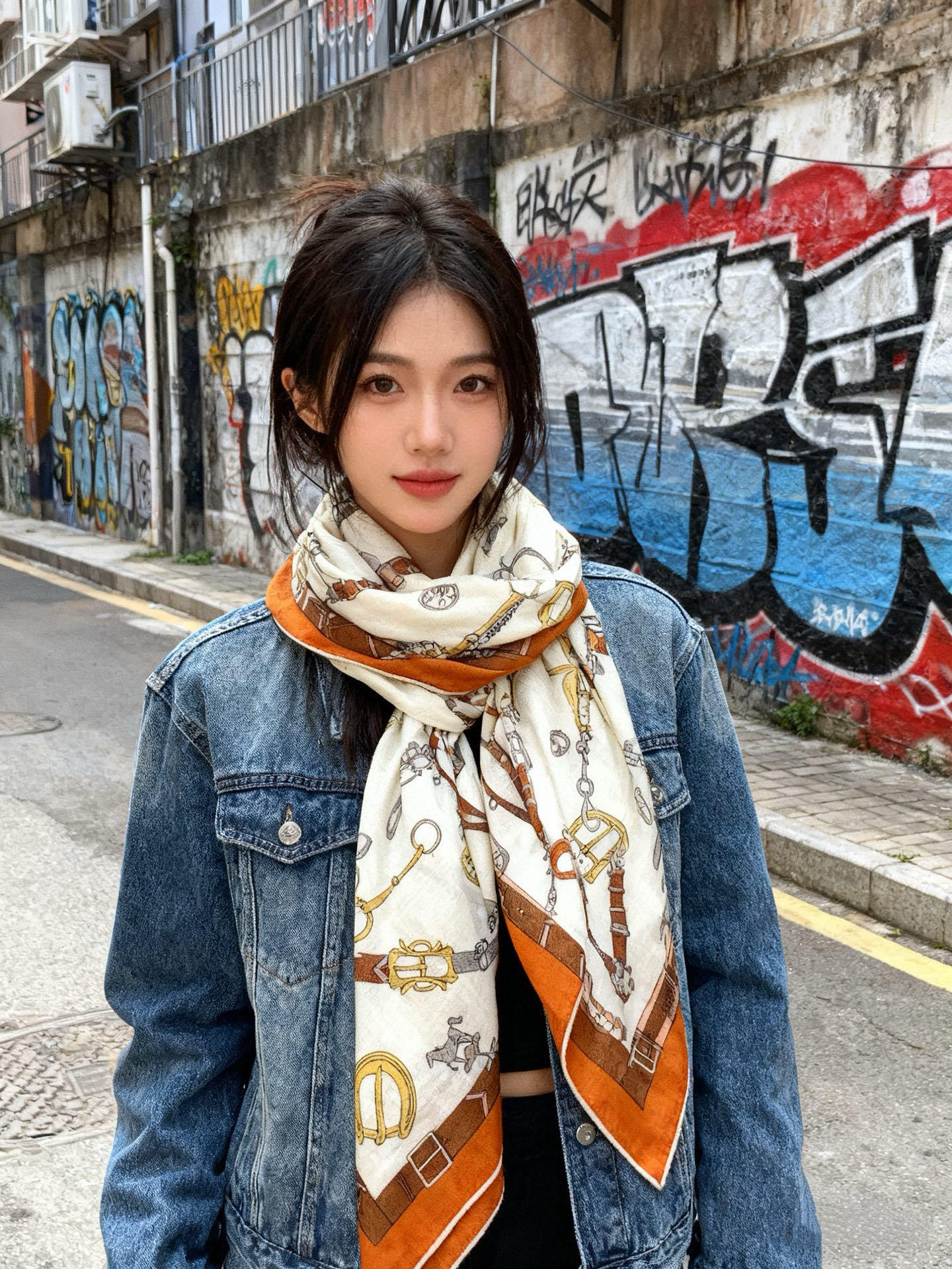 羊绒新款🆕👏👏买了都说好看‼️推荐💕爱马仕双面同色羊绒方巾【跃动的马儿双面同色140】,顶级工艺超值‼️