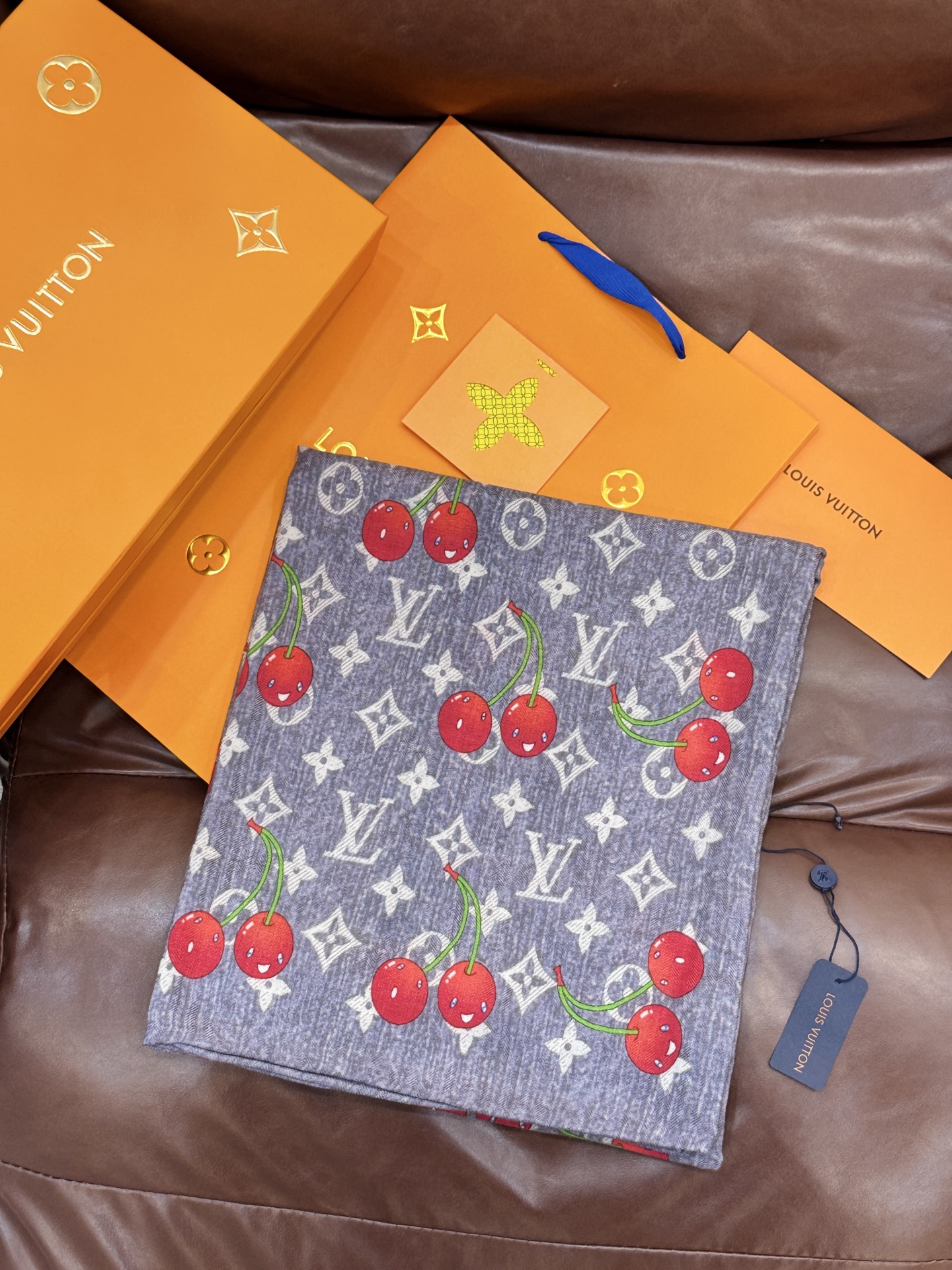 LV X TM MONOGRAMCERISE 【双面丝绒同色】LV × TM Monogram Ceri