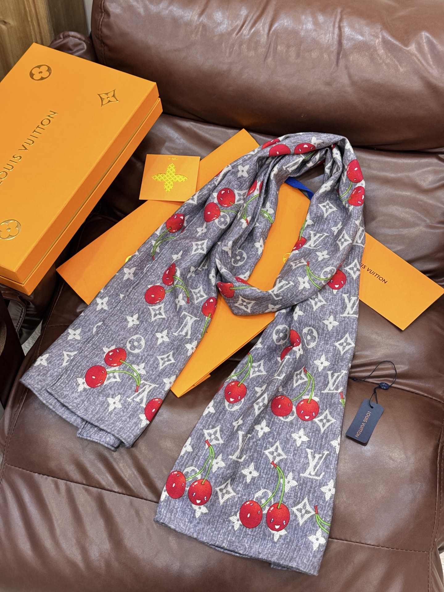 LV X TM MONOGRAMCERISE 【双面丝绒同色】LV × TM Monogram Ceri