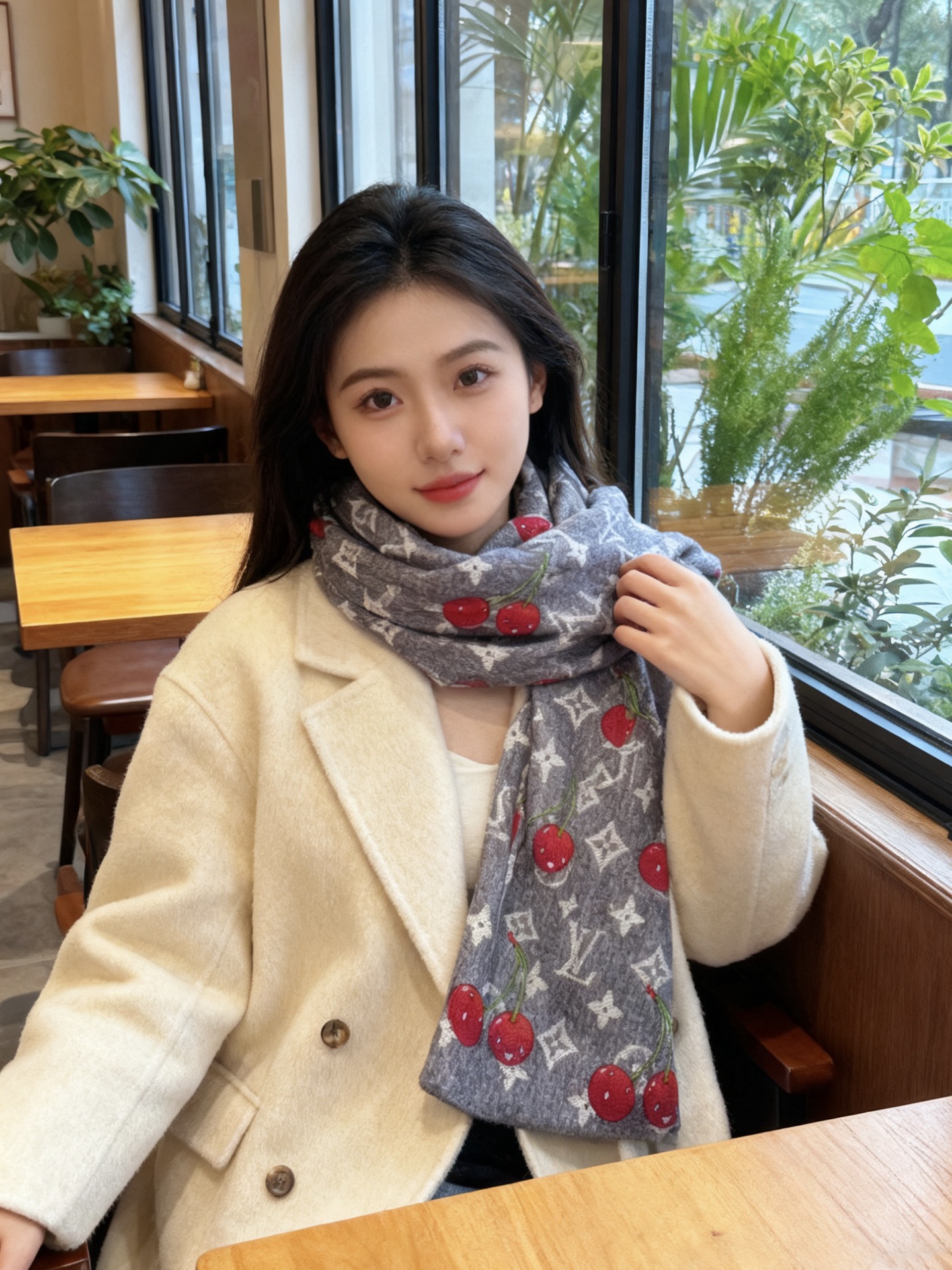 LV X TM MONOGRAMCERISE 【双面丝绒同色】LV × TM Monogram Ceri