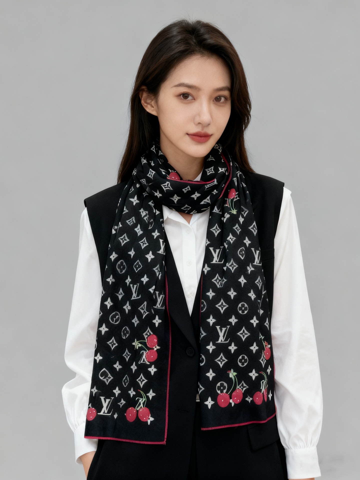 LV X TM MONOGRAMCERISE 【双面丝绒同色】LV × TM Monogram Ceri