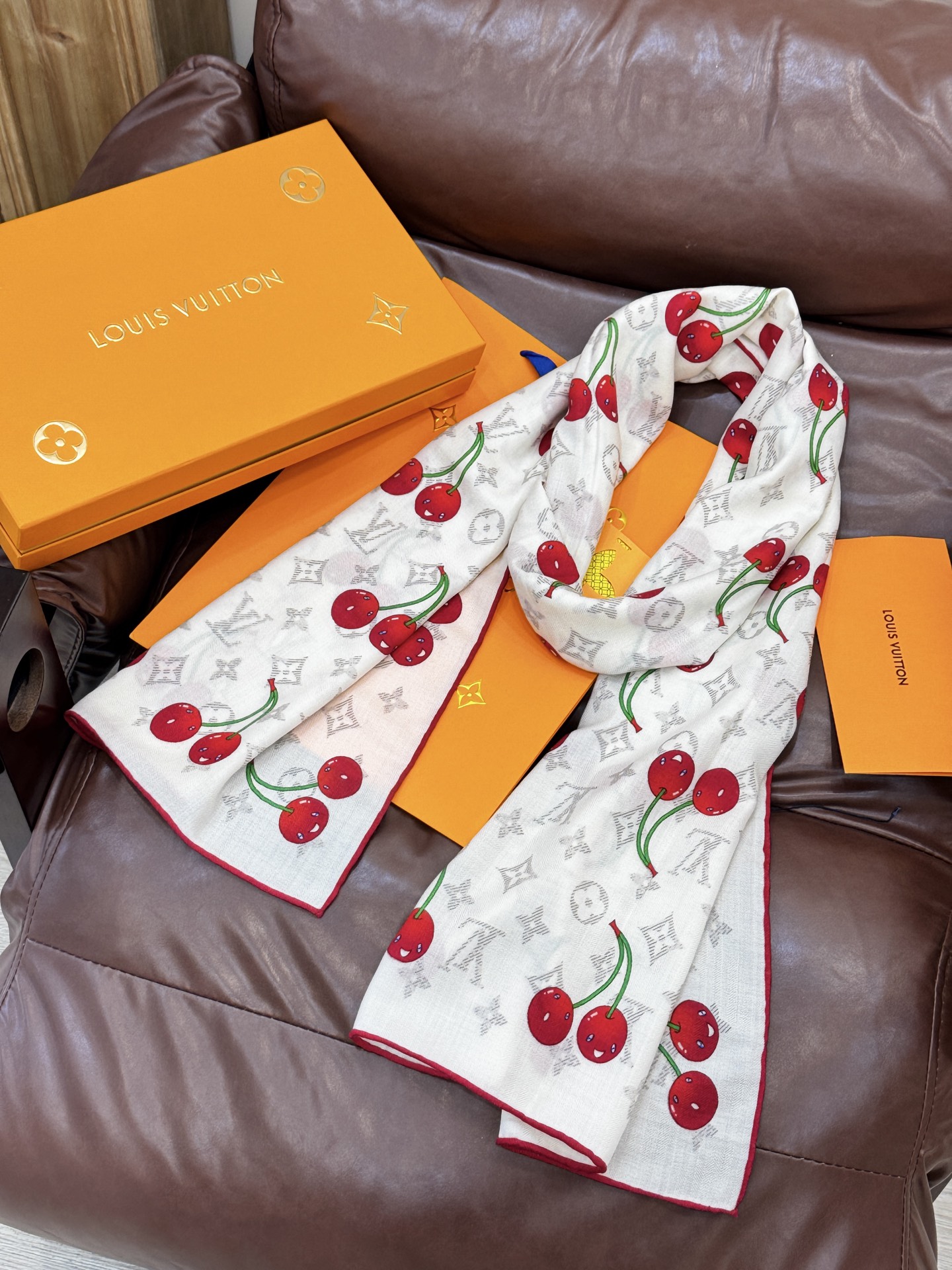 LV X TM MONOGRAMCERISE 【双面丝绒同色】LV × TM Monogram Ceri