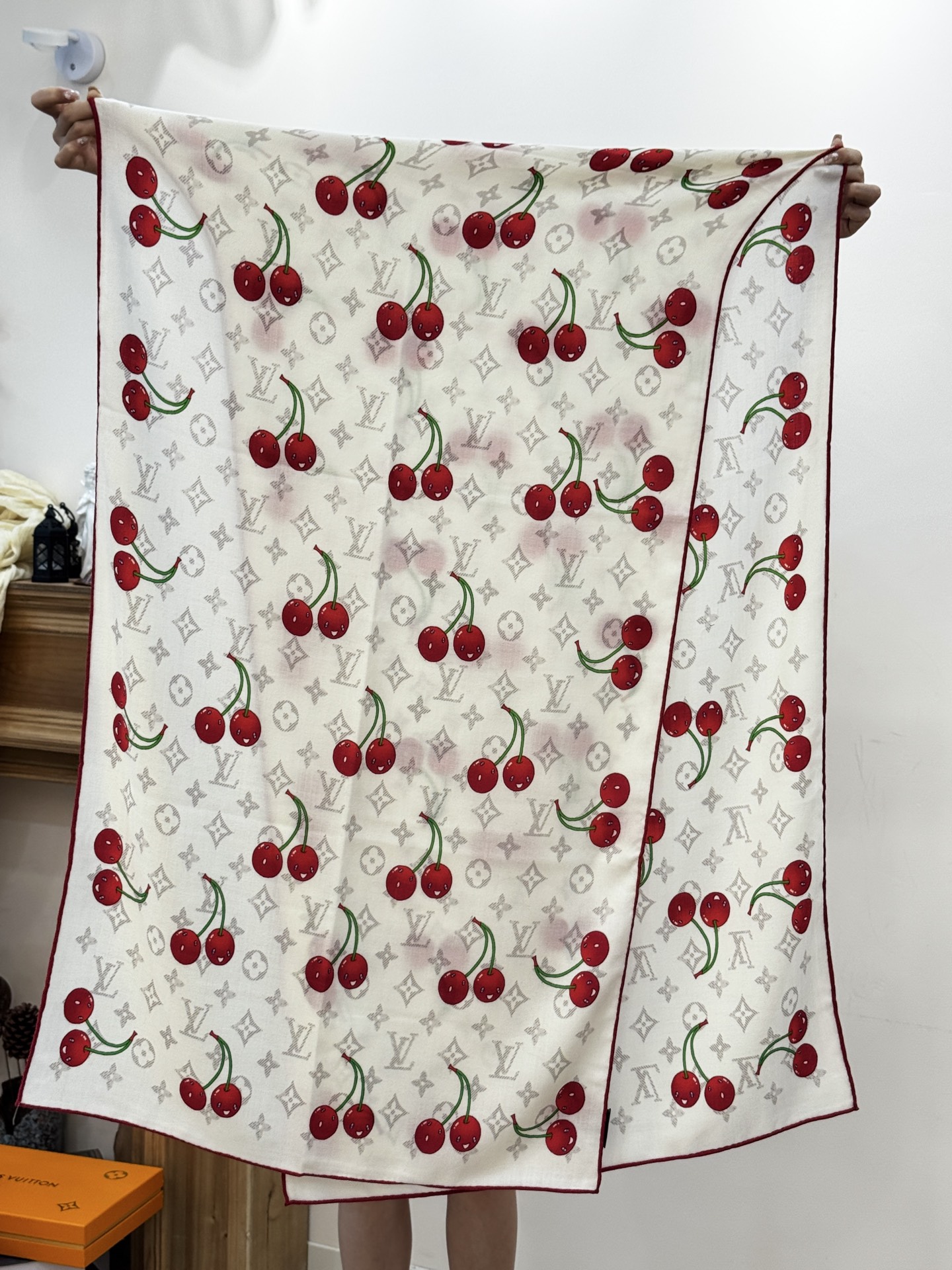 LV X TM MONOGRAMCERISE 【双面丝绒同色】LV × TM Monogram Ceri