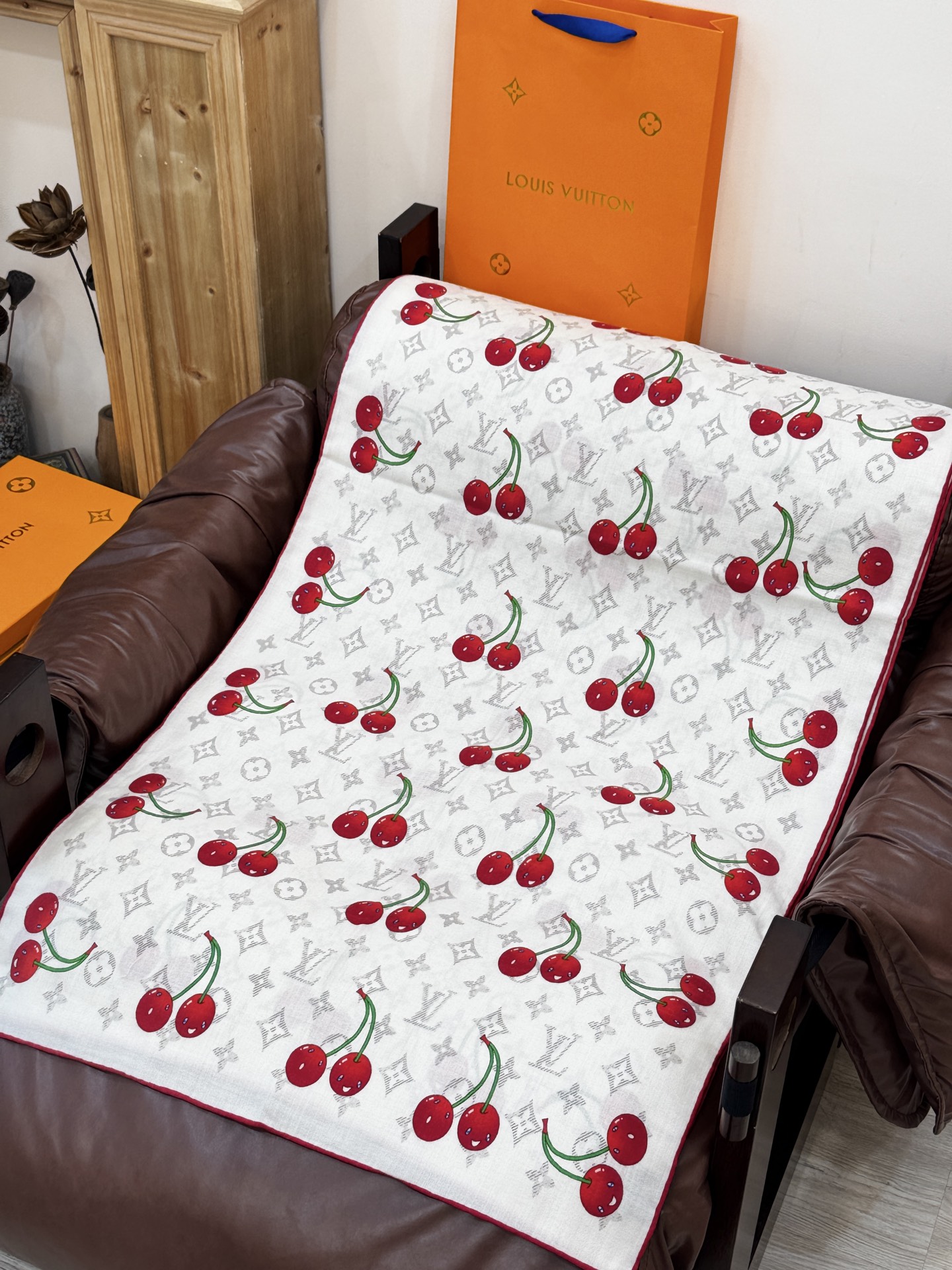 LV X TM MONOGRAMCERISE 【双面丝绒同色】LV × TM Monogram Ceri