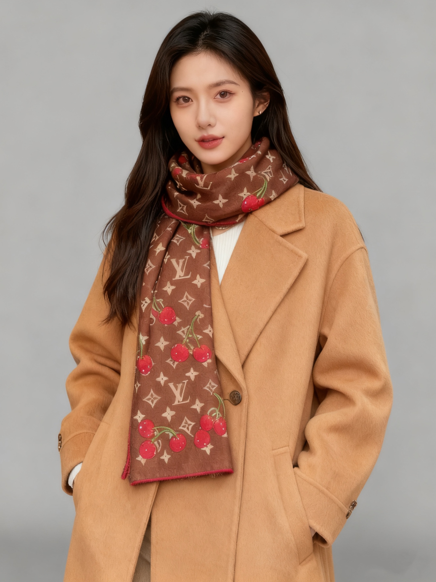 LV X TM MONOGRAMCERISE 【双面丝绒同色】LV × TM Monogram Ceri