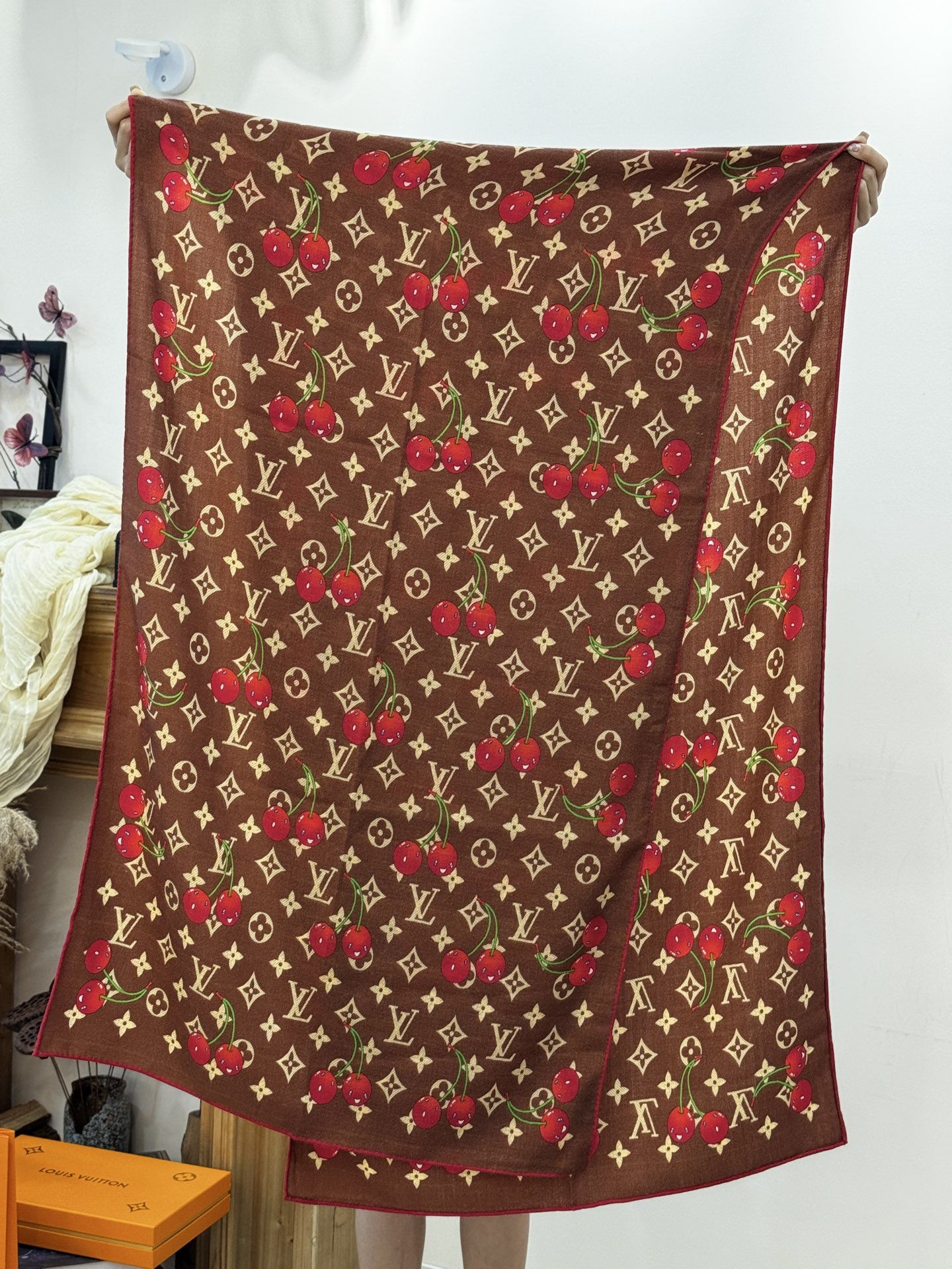 LV X TM MONOGRAMCERISE 【双面丝绒同色】LV × TM Monogram Ceri
