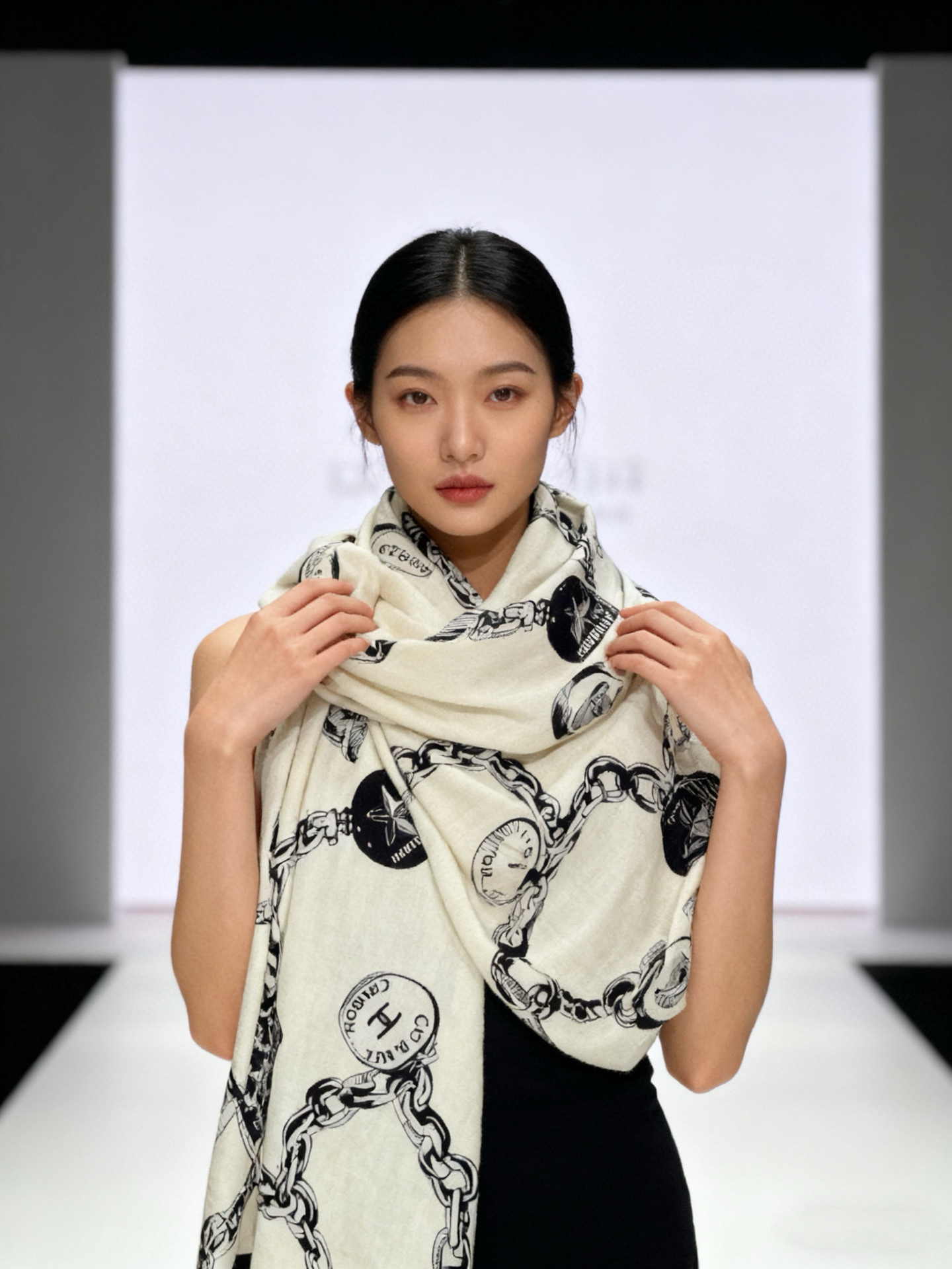 CHANEL(香奈儿)套用汪曾祺《人间草木》里的一句话:在黑白里温柔地爱彩色,在彩色里朝圣黑白。所以香家