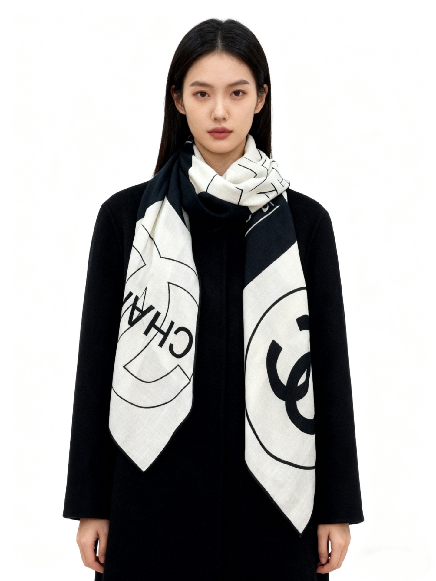 Chanel 25s秋冬新品～【140顶级丝绒双面同色披肩】25s 秋冬披肩设计真的好有突破粉色米色格优