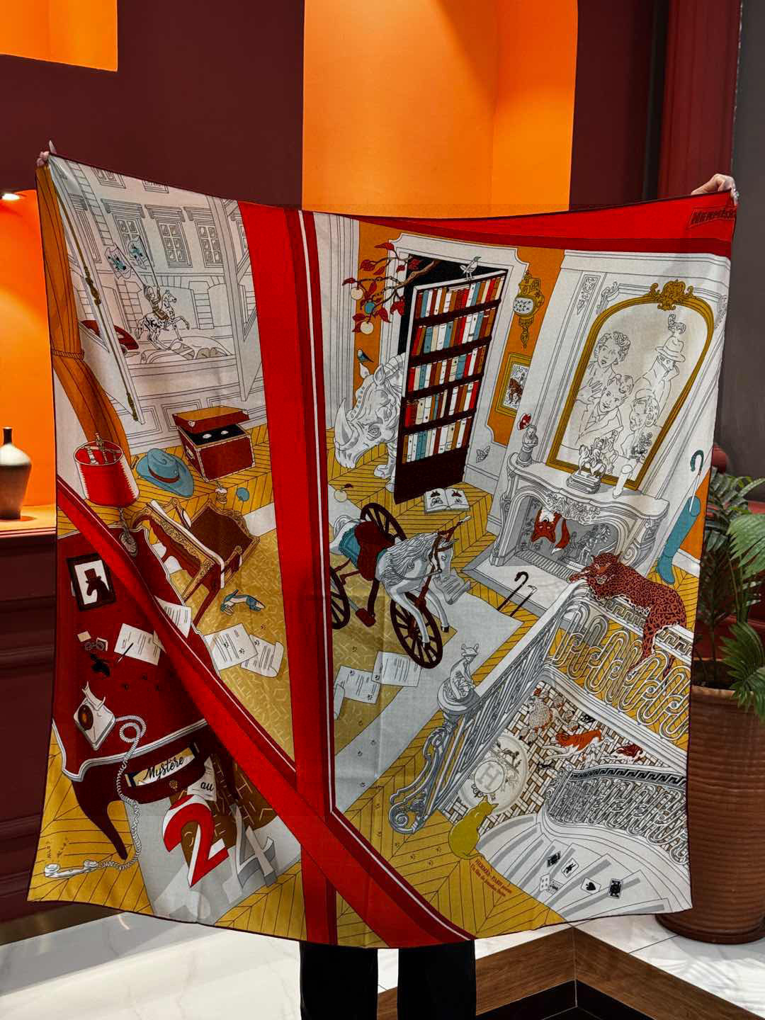 💟上新💞｛24号之谜｝羊绒大方巾[双面同色140]手工卷边H家是创意和作品故事的无限源泉，每季皆推出全新