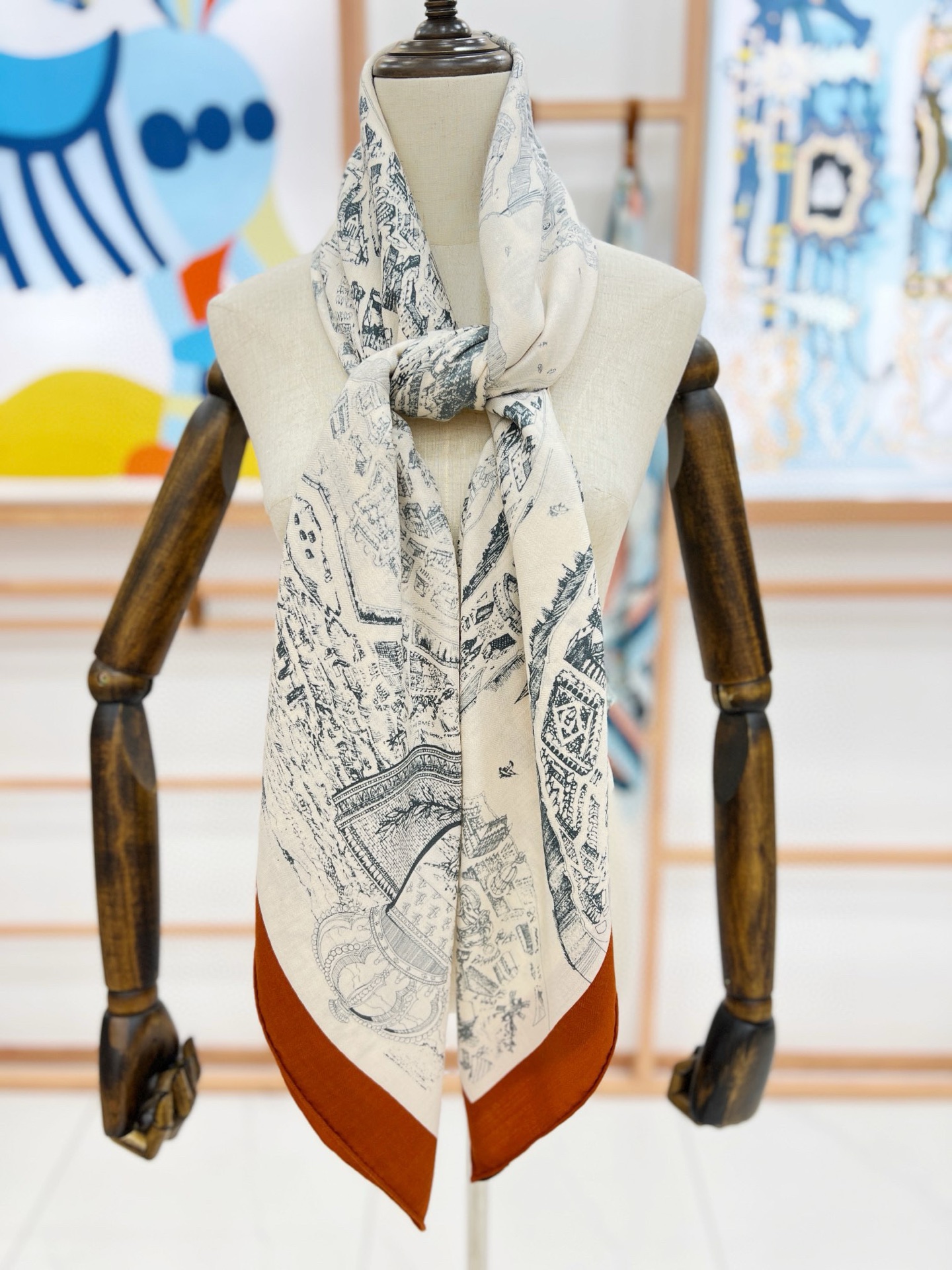 【140顶级丝羊绒双面同色披肩『骏马之城』！！超级气质！！】不仅美有其表，更有好品质与好细节的出彩内质！