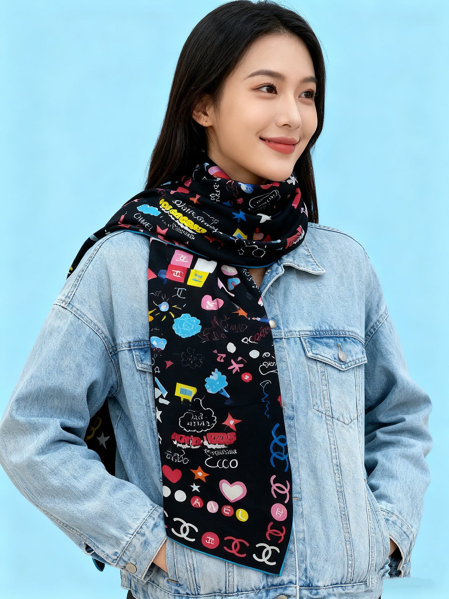 2025秋冬高级成衣系列～Chanel 【140双面同色丝绒披肩】此系列谱写一曲自由轻灵的赞歌本系列作品