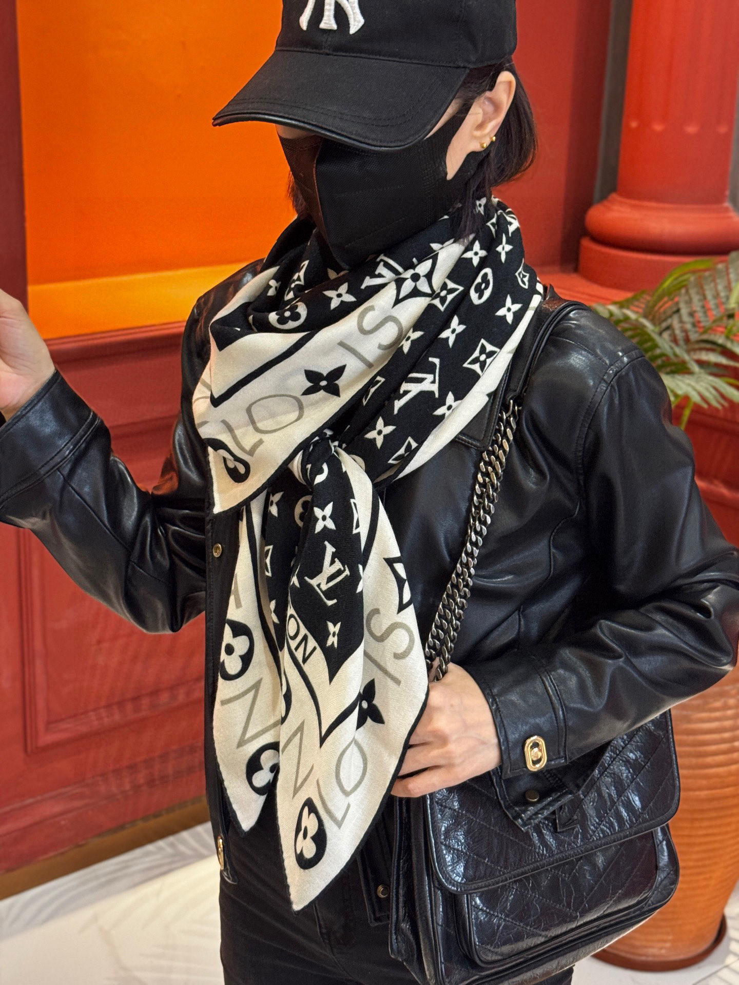 MONOGRAM INFINITY 140丝绒方巾【140顶级丝绒双面同色】Monogram Infin