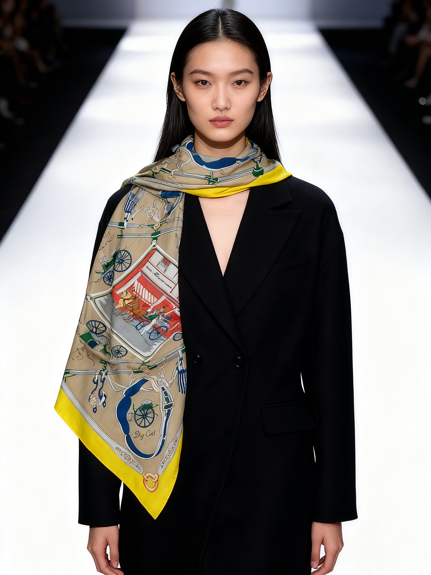 羊绒新款🆕👏👏买了都说好看‼️推荐💕爱马仕双面同色羊绒方巾【双面同色140】，顶级工艺超值‼️爱马仕专柜