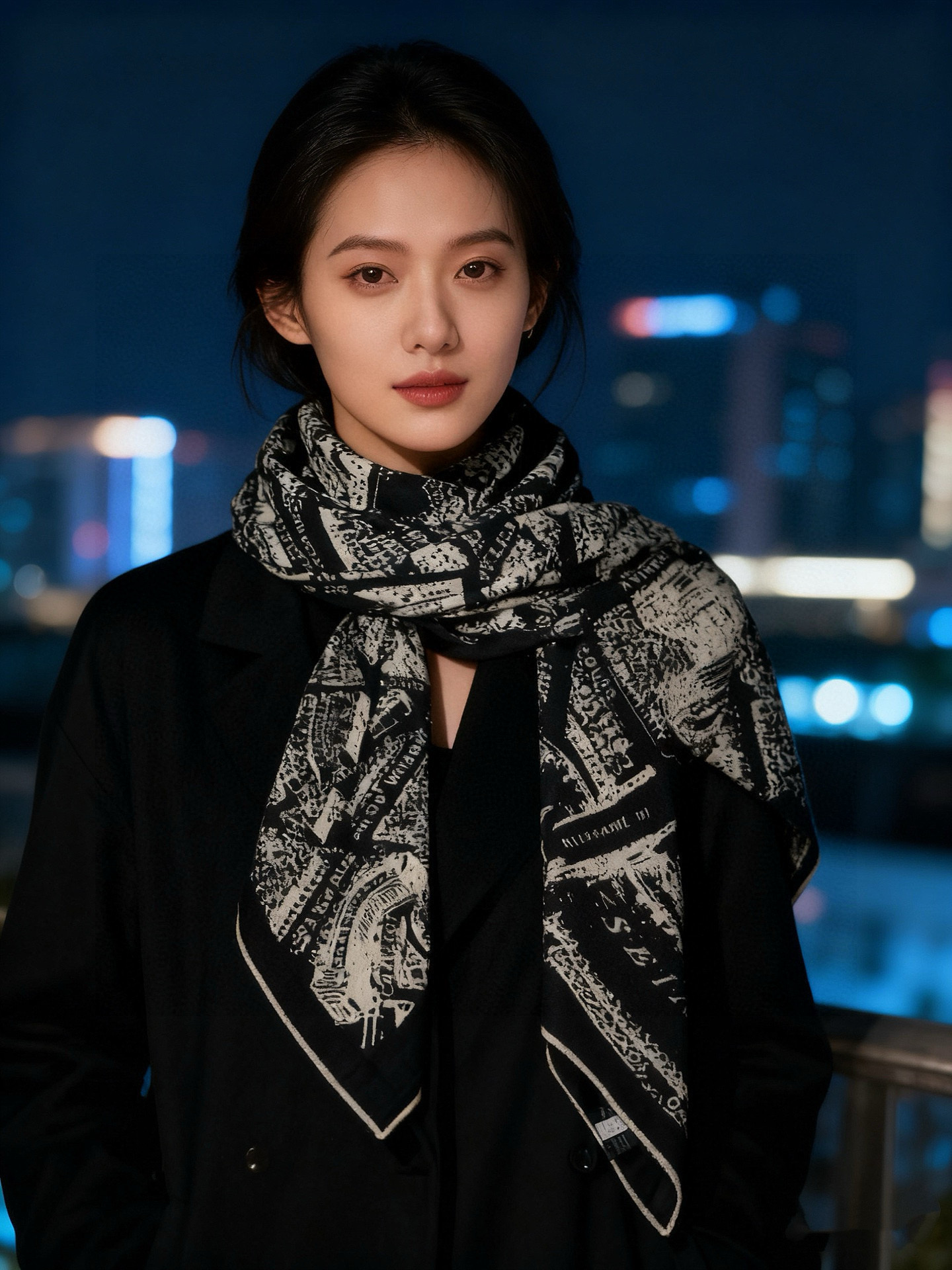 Dior ❤【️巴黎地图】140*140双面同色丝绒方巾🉐️LAN DE 价🉐️ARIS 巴黎地图这款方