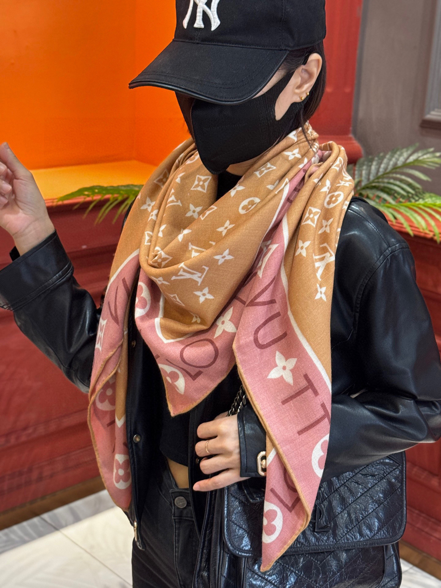 MONOGRAM INFINITY 140丝绒方巾【140顶级丝绒双面同色】Monogram Infin