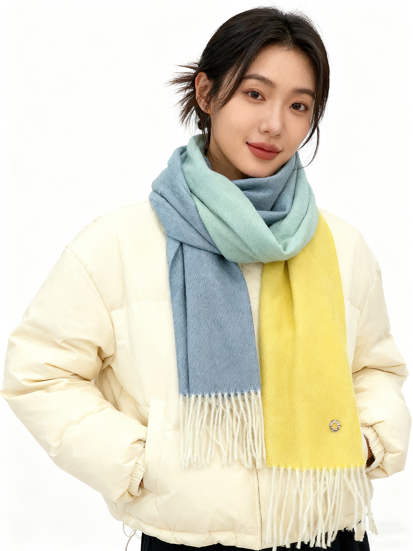 ✨✨太美了😍 【皮安娜】情侣款 美到要尖叫😱专柜最新款🎊英伦欧美范儿「多色渐变」又是一款即时尚又实用的大