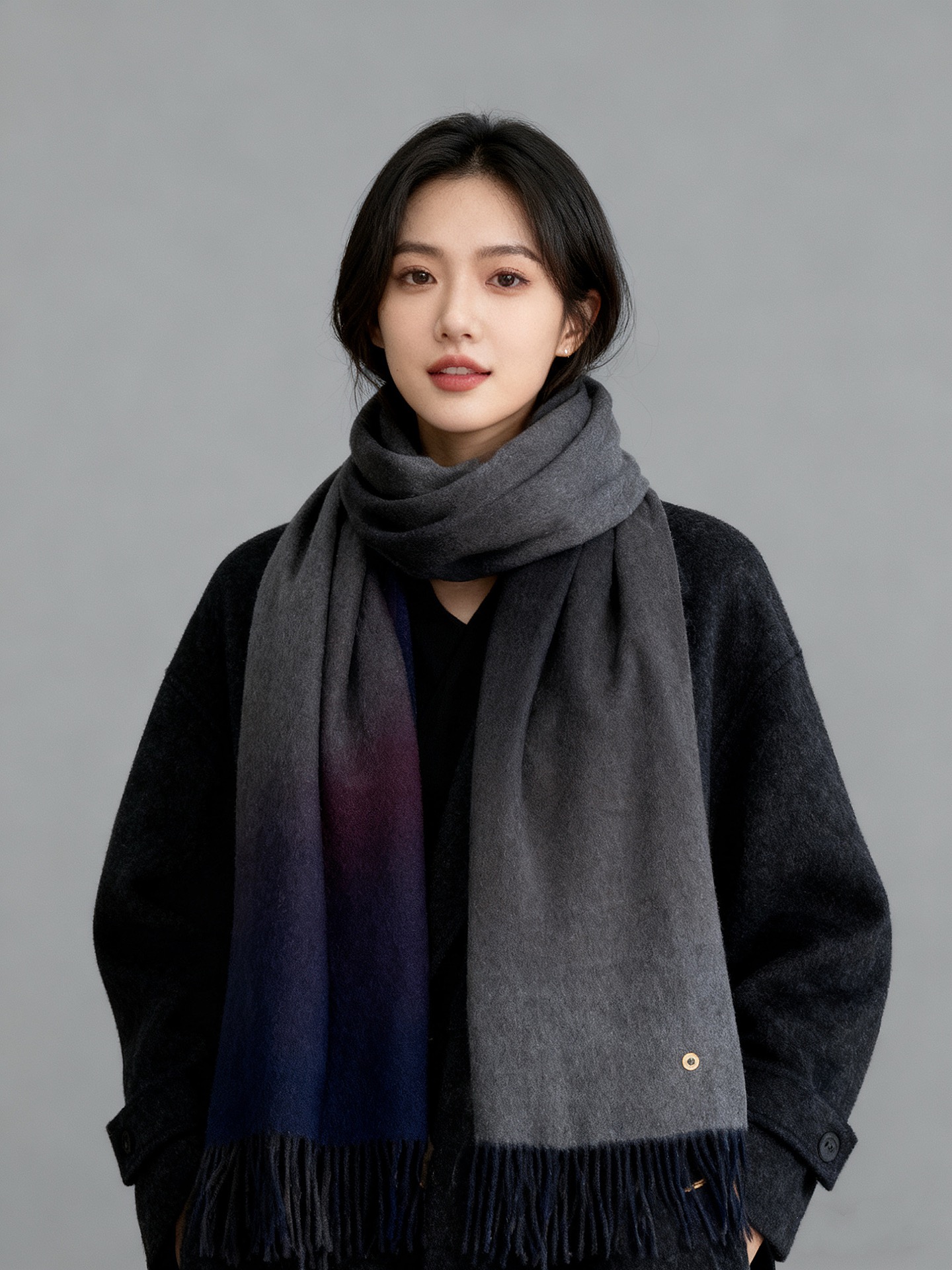 ✨✨太美了😍 【皮安娜】情侣款 美到要尖叫😱专柜最新款🎊英伦欧美范儿「多色渐变」又是一款即时尚又实用的大