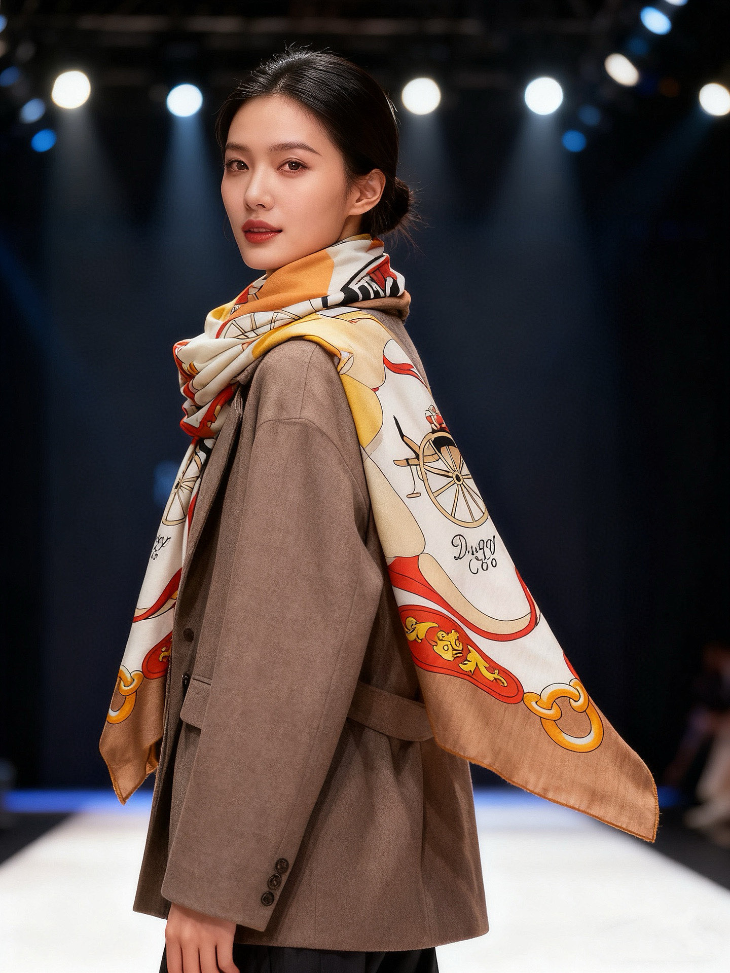 羊绒新款🆕👏👏买了都说好看‼️推荐💕爱马仕双面同色羊绒方巾【双面同色140】，顶级工艺超值‼️爱马仕专柜