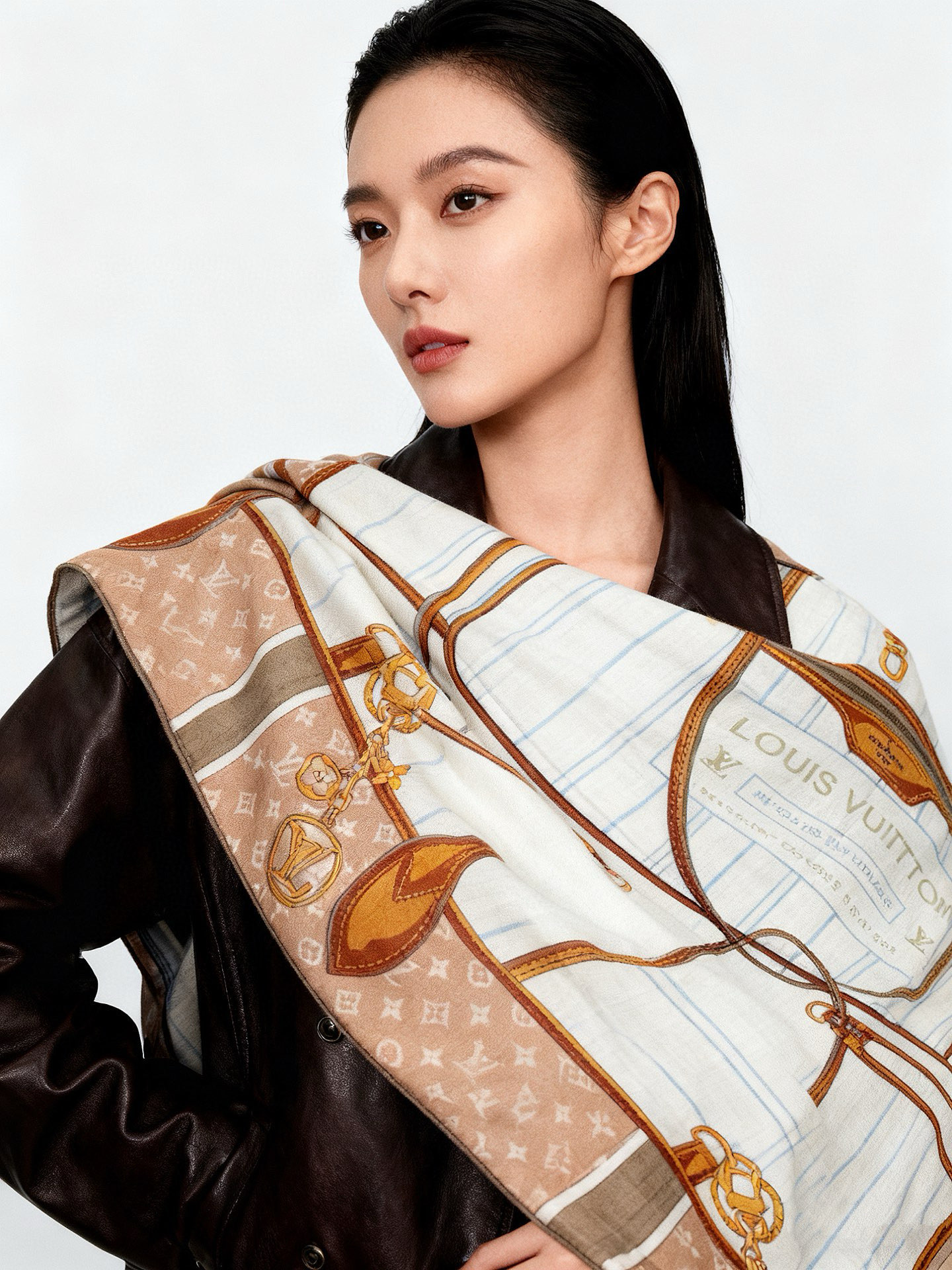 MY NEVERFULL 140丝绒方巾【140顶级丝绒双面同色】My Neverfull 丝绒方巾回溯