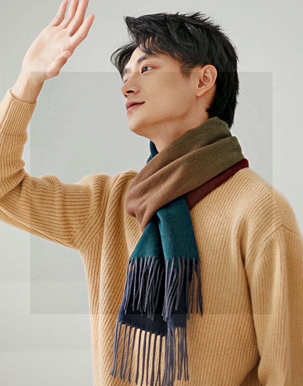 ✨✨太美了😍 爱马仕 情侣款 美到要尖叫😱专柜最新款🎊英伦欧美范儿「多色渐变」又是一款即时尚又实用的大围