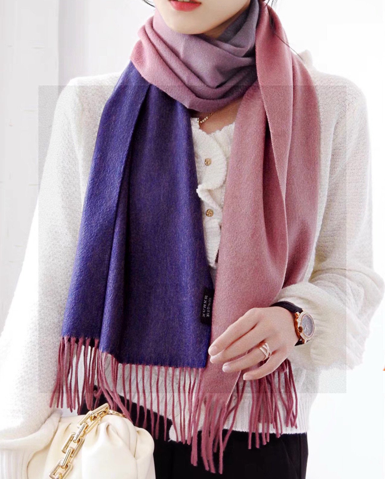 ✨✨太美了😍 爱马仕 情侣款 美到要尖叫😱专柜最新款🎊英伦欧美范儿「多色渐变」又是一款即时尚又实用的大围