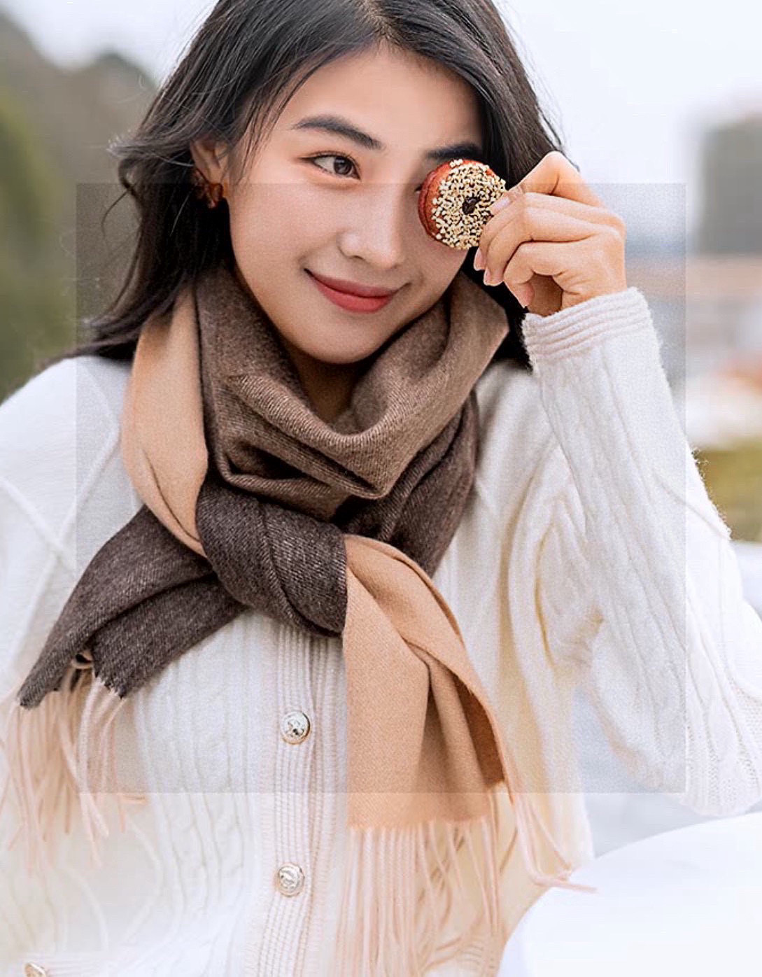 ✨✨太美了😍 爱马仕 情侣款 美到要尖叫😱专柜最新款🎊英伦欧美范儿「多色渐变」又是一款即时尚又实用的大围