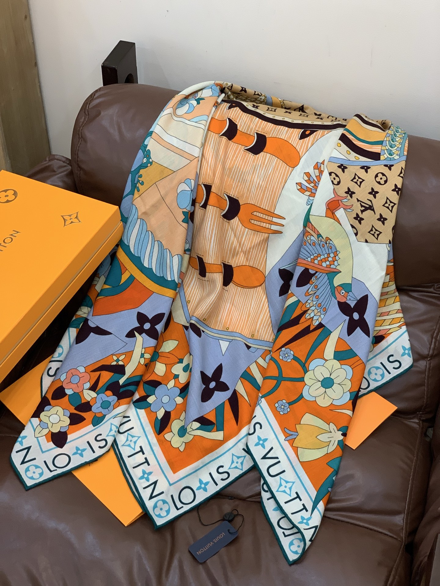 JARDIN DES PLANTES 140双面丝绒～【LV秋冬新品】Jardin Des Plante