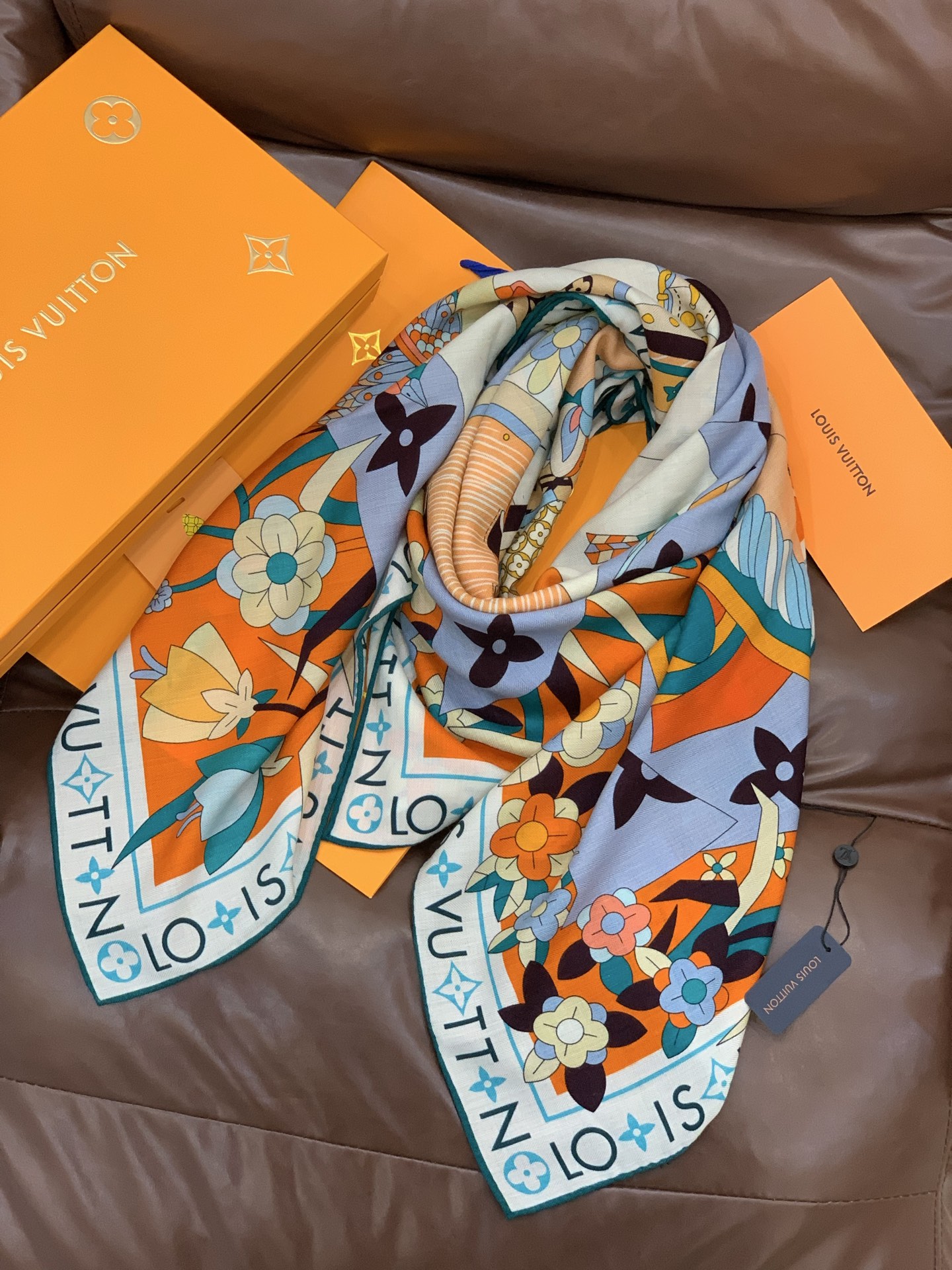 JARDIN DES PLANTES 140双面丝绒～【LV秋冬新品】Jardin Des Plante