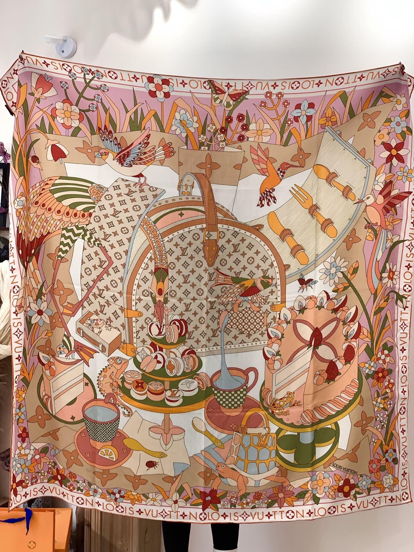 JARDIN DES PLANTES 140双面丝绒～【LV秋冬新品】Jardin Des Plante