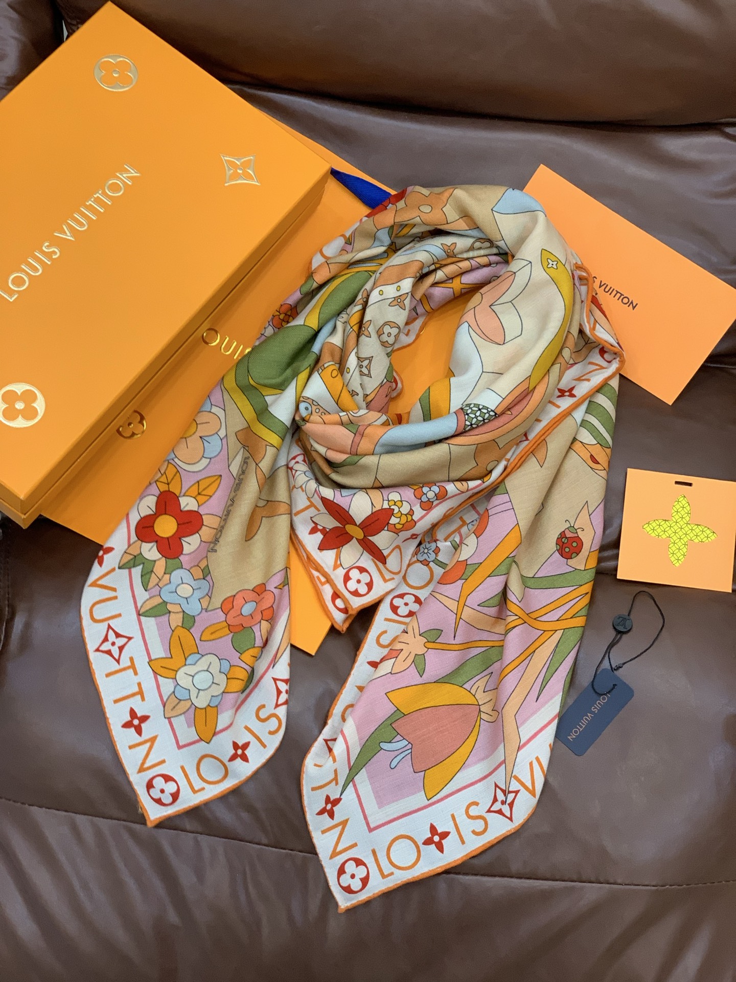 JARDIN DES PLANTES 140双面丝绒～【LV秋冬新品】Jardin Des Plante