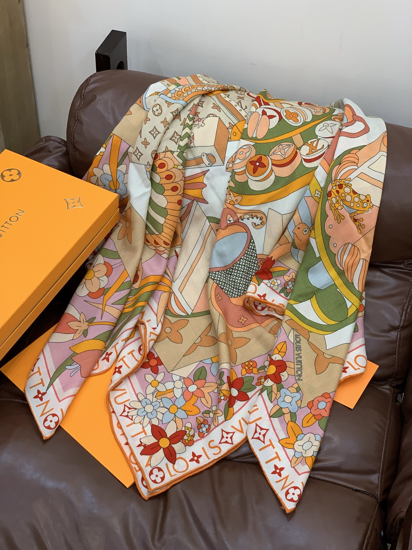 JARDIN DES PLANTES 140双面丝绒～【LV秋冬新品】Jardin Des Plante