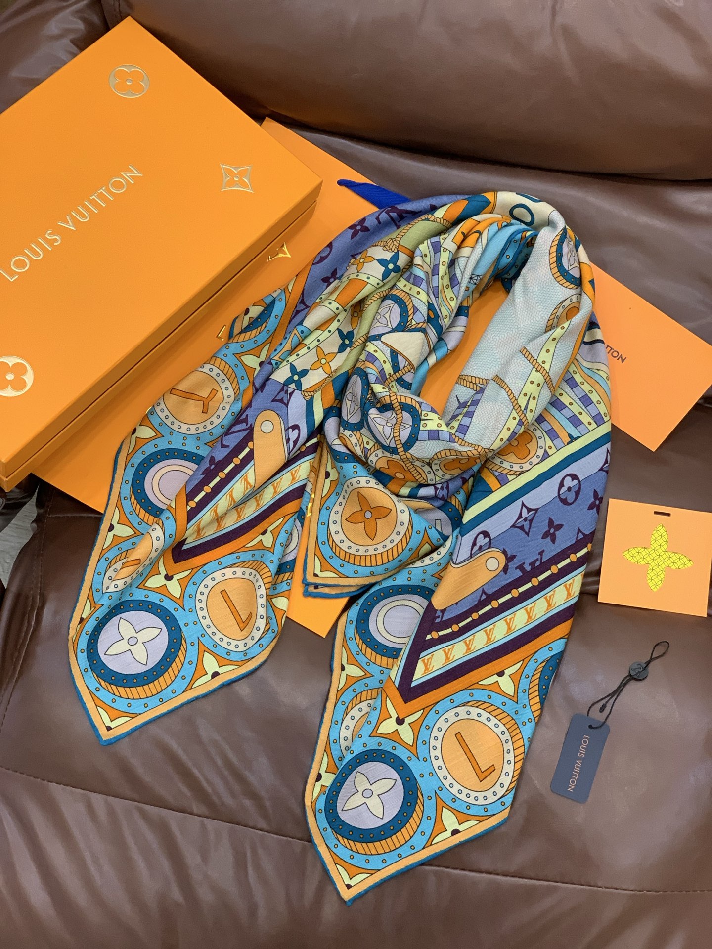 JARDIN DES PLANTES 140双面丝绒～【LV秋冬新品】Jardin Des Plante